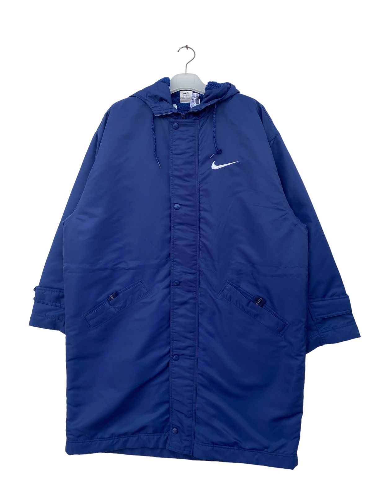 Nike Vintage Y2K 90s Nike Big Logo Parka Jacket Size US L / EU 52-54 / 3 - 2 Thumbnail