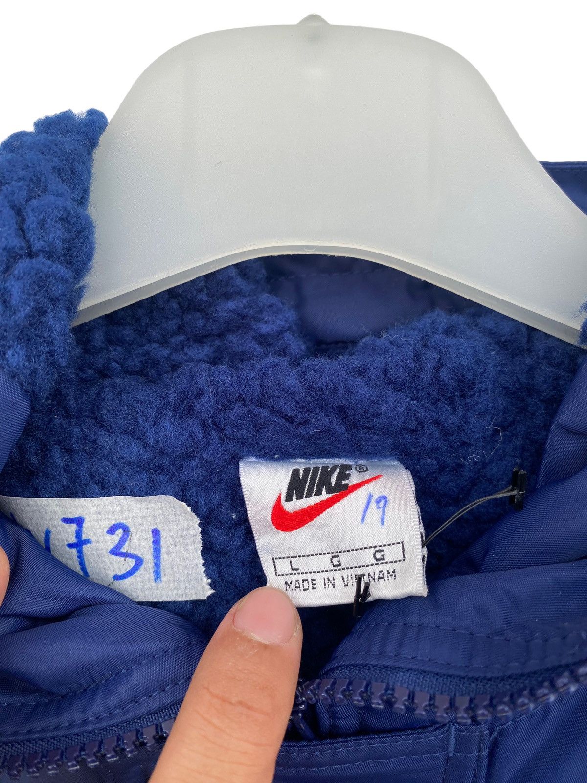 Nike Vintage Y2K 90s Nike Big Logo Parka Jacket Size US L / EU 52-54 / 3 - 3 Thumbnail