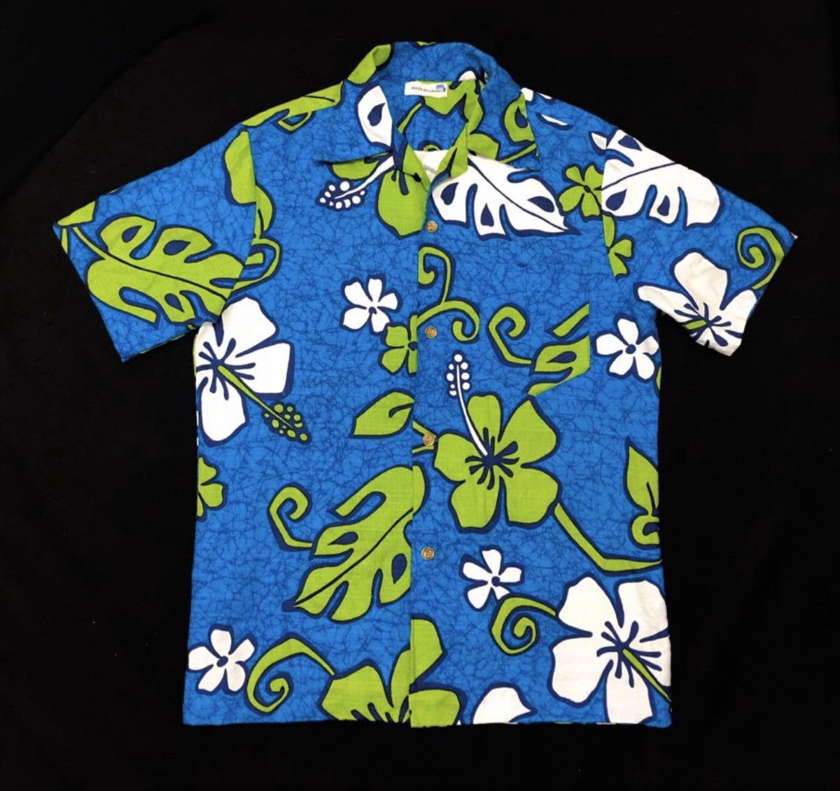 Vintage Vintage 60s Barkcloth hawaiian tropics shirt Size US M / EU 48-50 / 2 - 9 Thumbnail