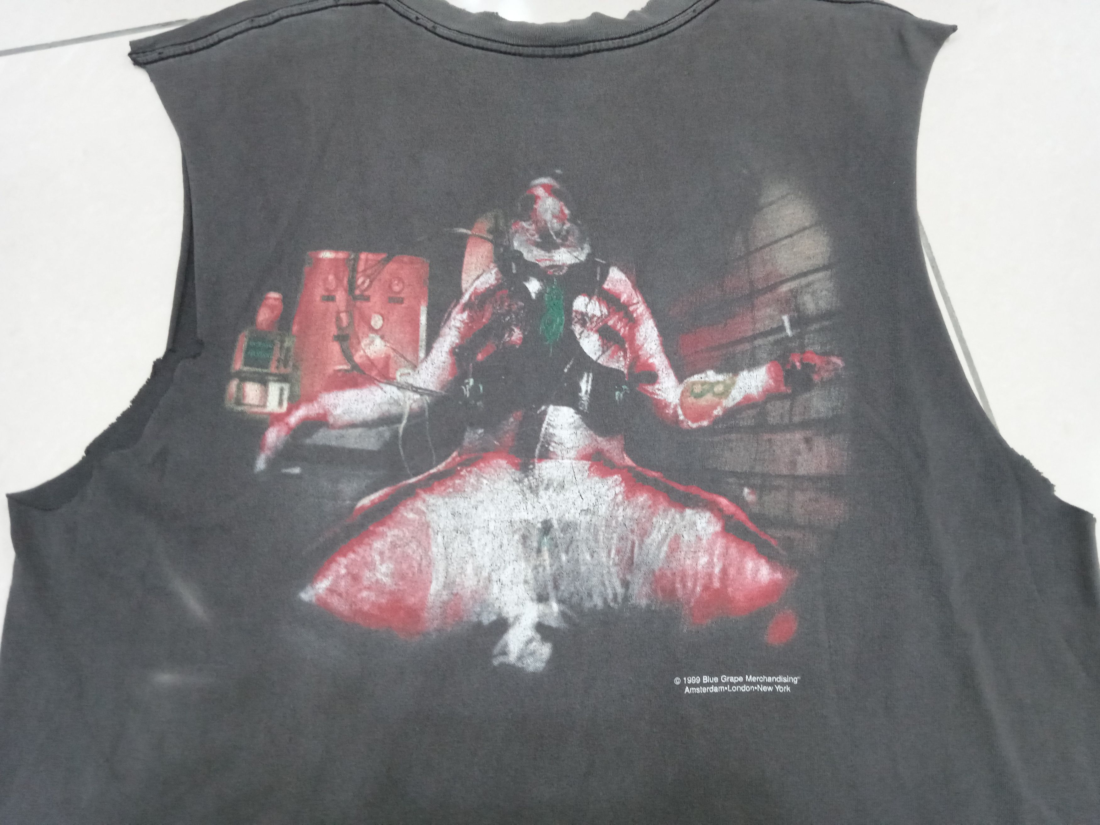 Vintage Vintage 90s Slipknot Slasher Cutoffs Tank Thrashed Size US XL / EU 56 / 4 - 8 Thumbnail