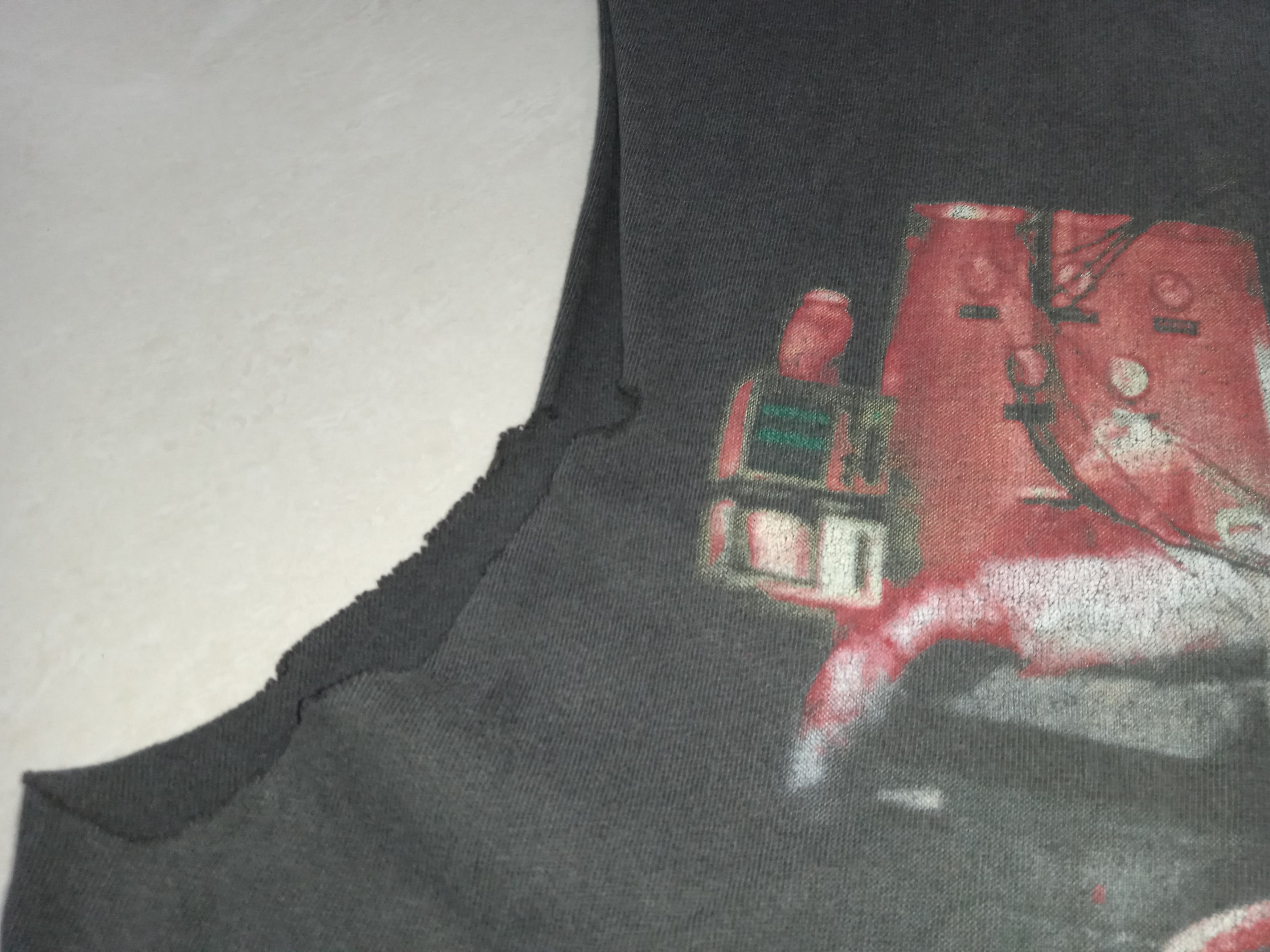Vintage Vintage 90s Slipknot Slasher Cutoffs Tank Thrashed Size US XL / EU 56 / 4 - 7 Thumbnail