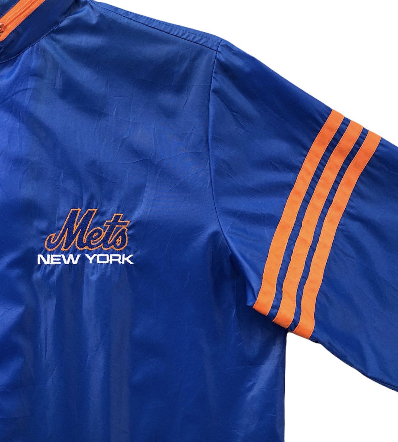 MLB Vtg Mets NY Major League Baseball Nylon Windbreaker Jacket Size US M / EU 48-50 / 2 - 6 Thumbnail