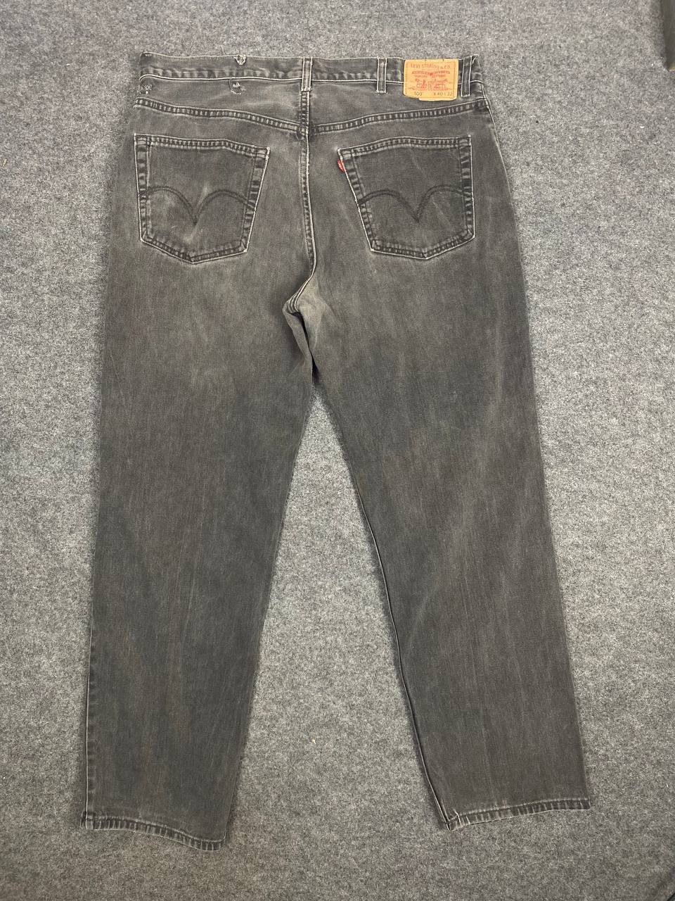 image of Vintage Levis 550 Faded Black Distressed Denim, Men's (Size 40)