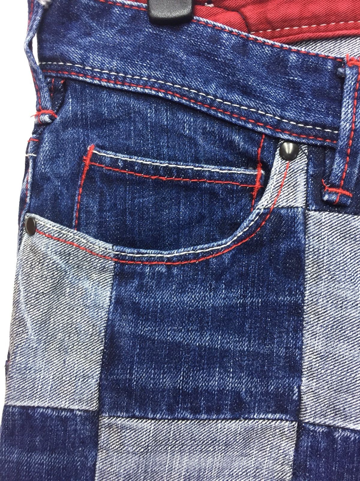 Japanese Brand Hiromichi Nakano Patchwork Hysteric Glamour Inspired Pant Size US 32 / EU 48 - 6 Thumbnail