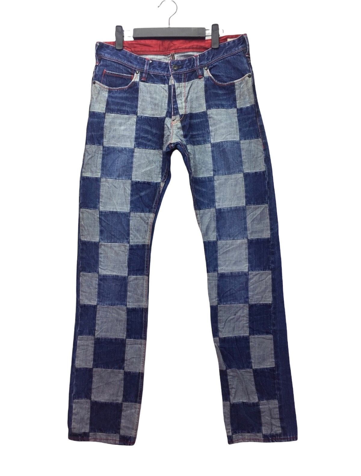 Japanese Brand Hiromichi Nakano Patchwork Hysteric Glamour Inspired Pant Size US 32 / EU 48 - 1 Thumbnail