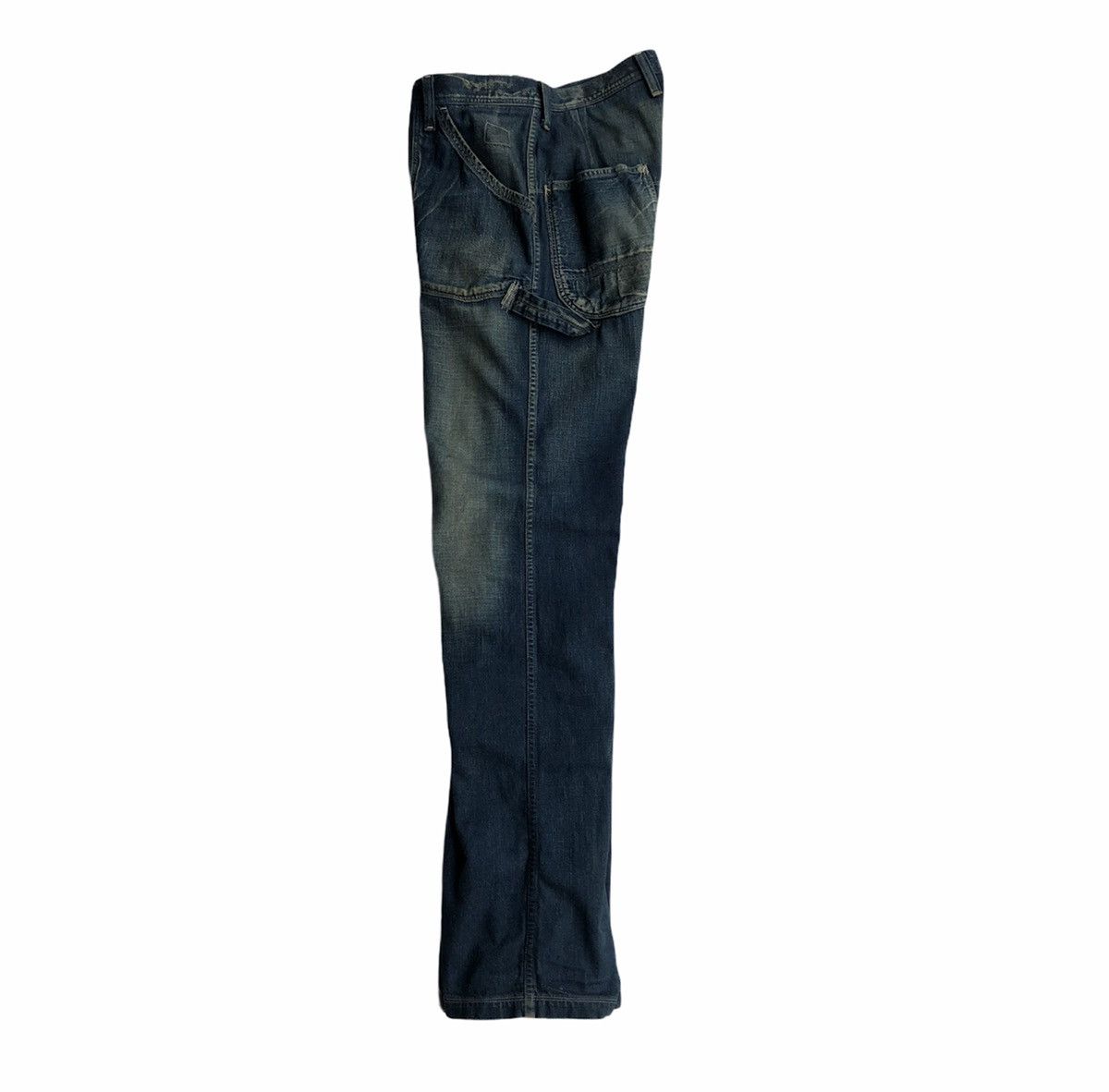 Japanese Brand John Bull Workwear Distressed Design Jeans Size US 32 / EU 48 - 12 Thumbnail
