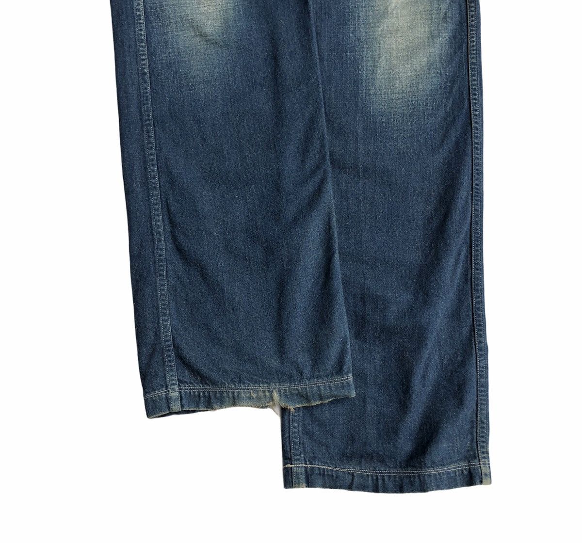 Japanese Brand John Bull Workwear Distressed Design Jeans Size US 32 / EU 48 - 18 Thumbnail