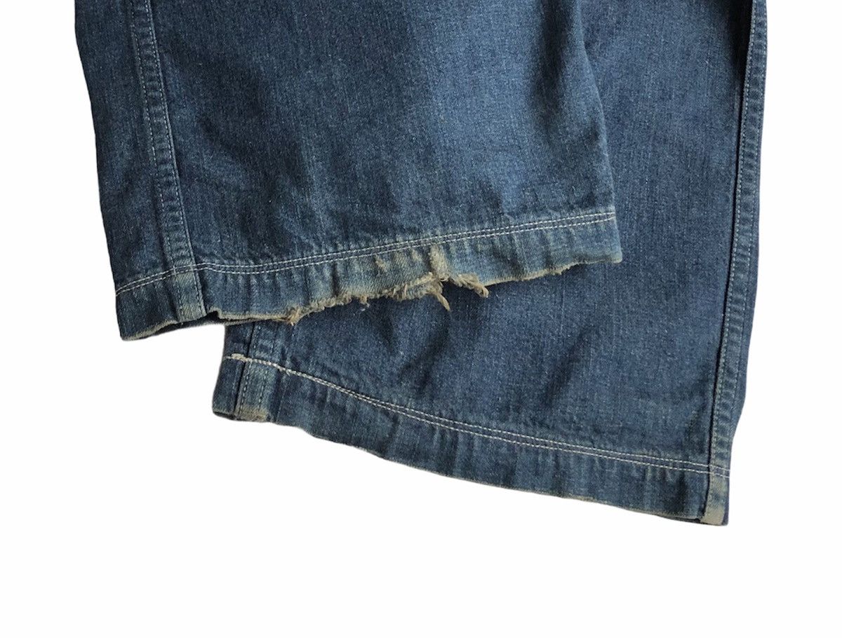 Japanese Brand John Bull Workwear Distressed Design Jeans Size US 32 / EU 48 - 19 Thumbnail