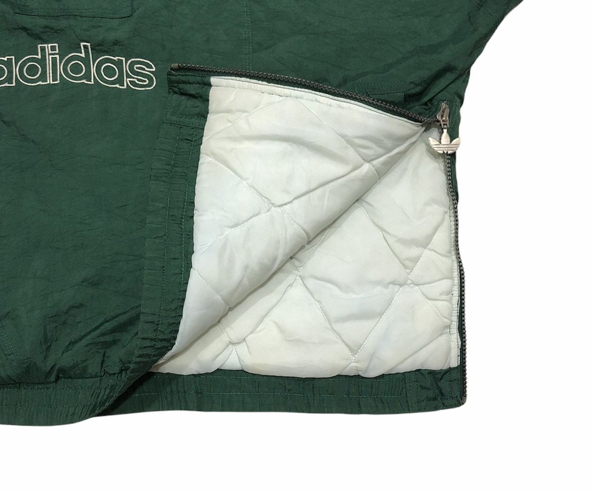 Adidas Vtg Adidas 1/2 Pullover Zip Windbreaker Jacket With Hoodie Size US L / EU 52-54 / 3 - 10 Thumbnail