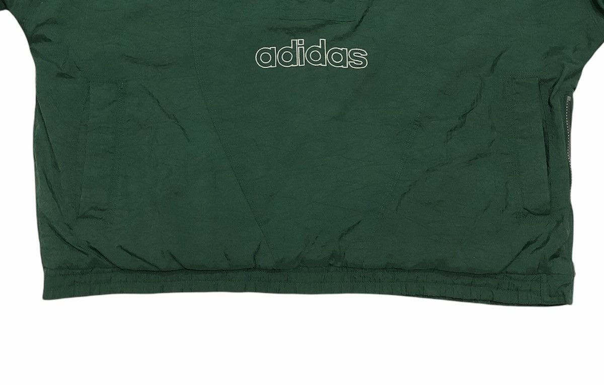 Adidas Vtg Adidas 1/2 Pullover Zip Windbreaker Jacket With Hoodie Size US L / EU 52-54 / 3 - 9 Thumbnail