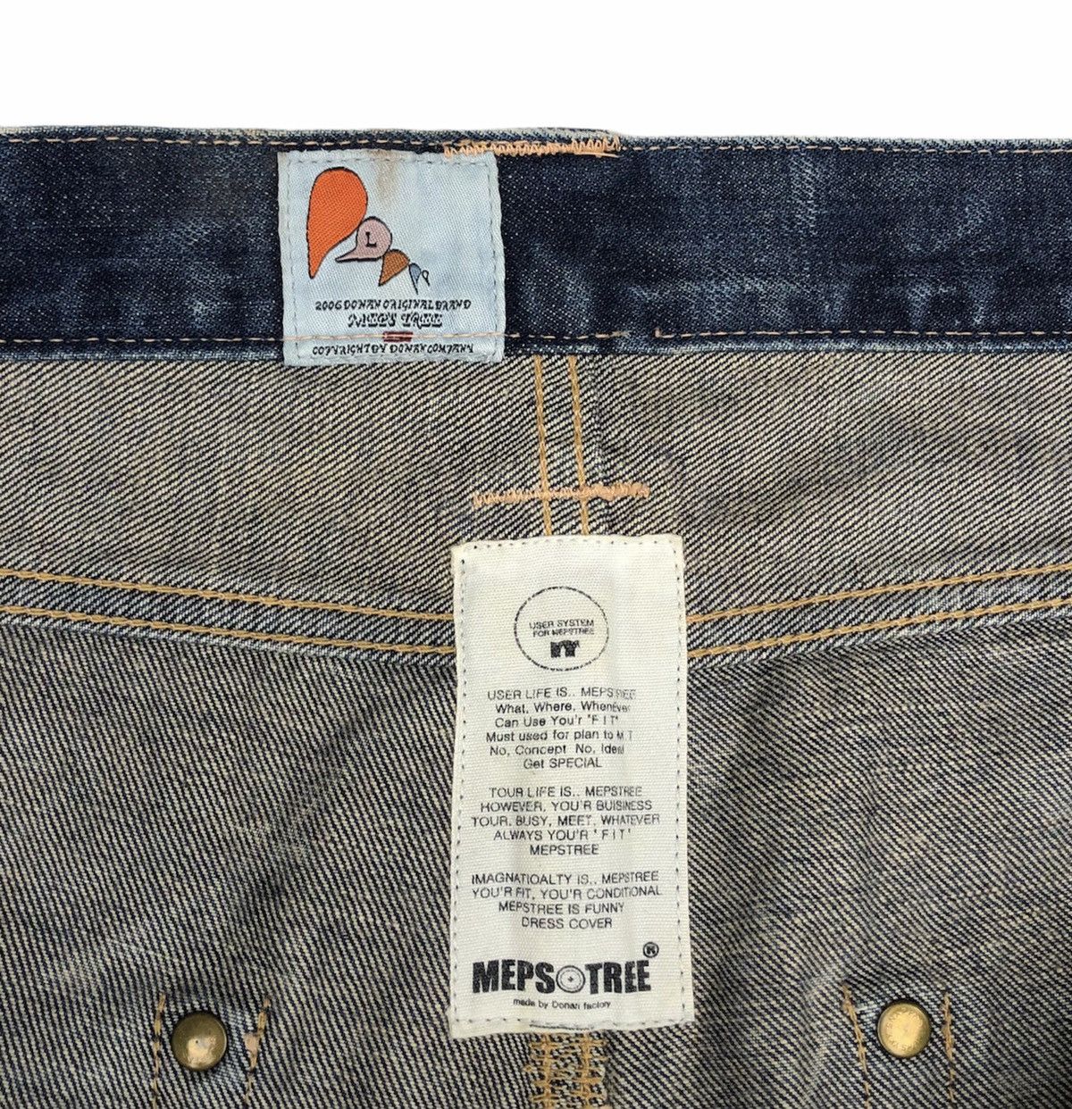 Japanese Brand Japanese Brand Mepstree Made By Donan Factory Pant Size US 33 - 14 Thumbnail