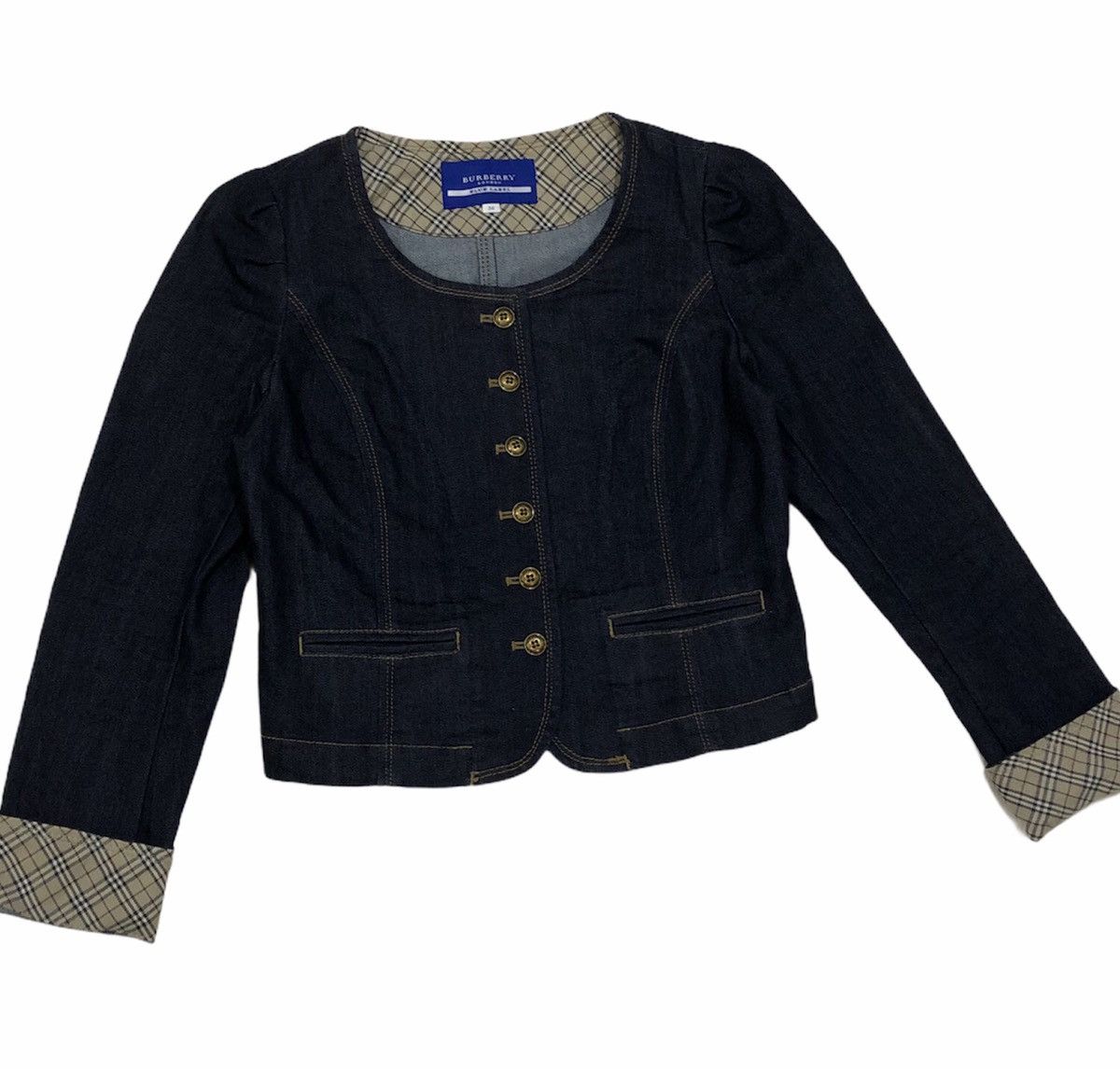 Burberry Burberry London Blue Label Stretchable Denim Jacket Style Size S / US 4 / IT 40 - 3 Thumbnail