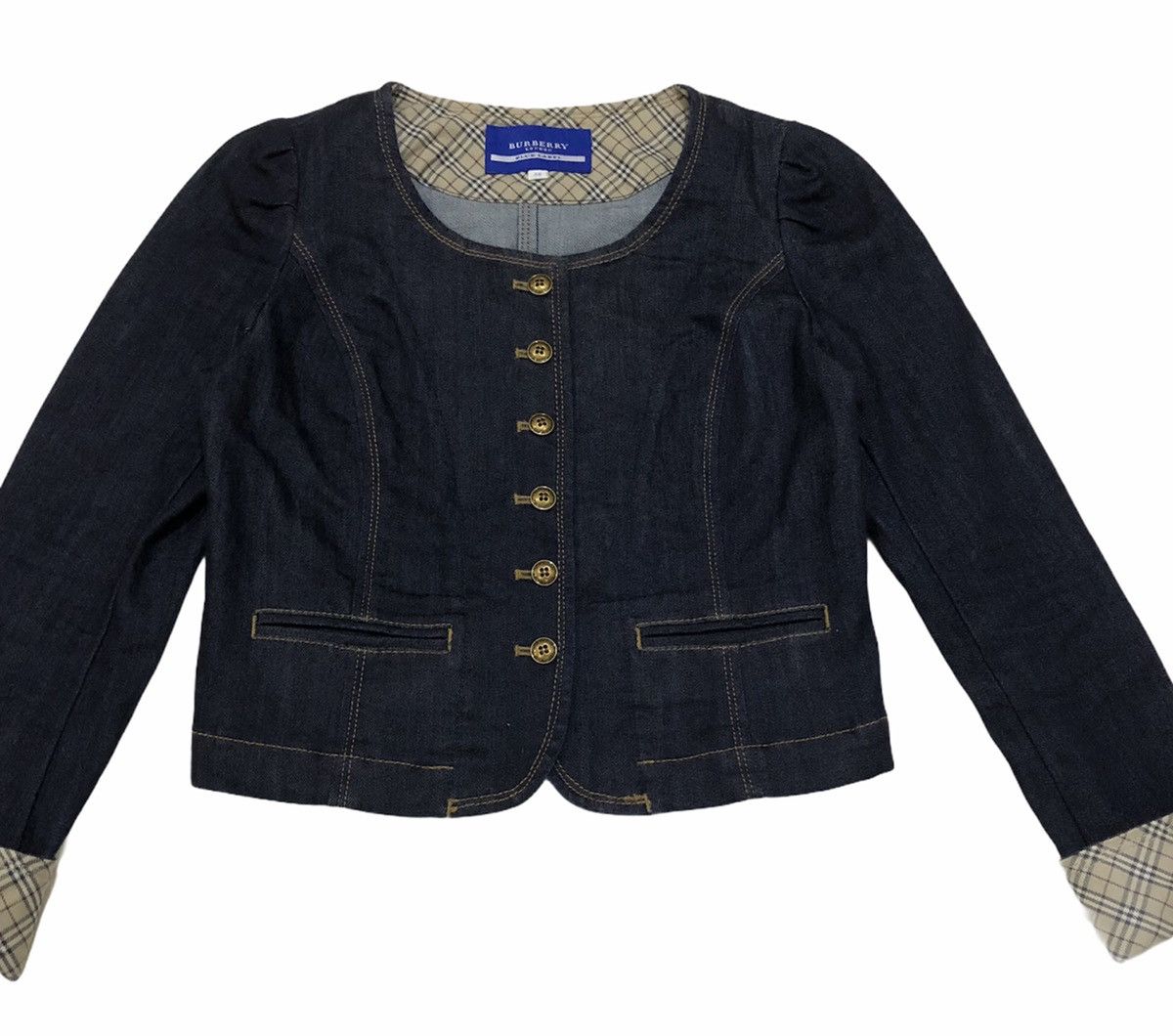 Burberry Burberry London Blue Label Stretchable Denim Jacket Style Size S / US 4 / IT 40 - 4 Thumbnail