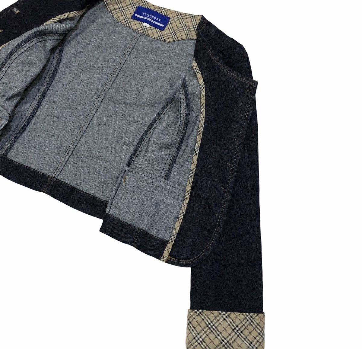 Burberry Burberry London Blue Label Stretchable Denim Jacket Style Size S / US 4 / IT 40 - 9 Thumbnail