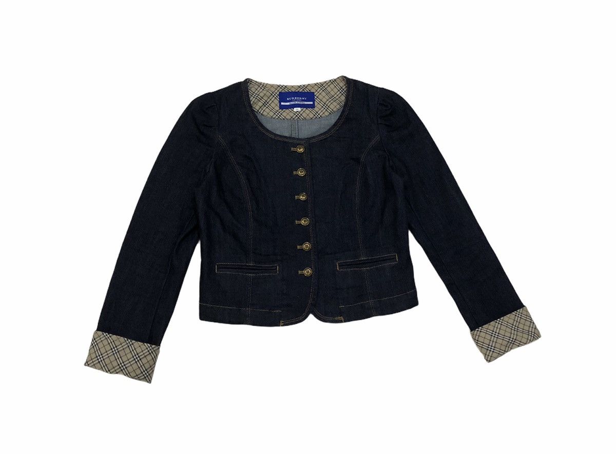 Burberry Burberry London Blue Label Stretchable Denim Jacket Style Size S / US 4 / IT 40 - 1 Thumbnail