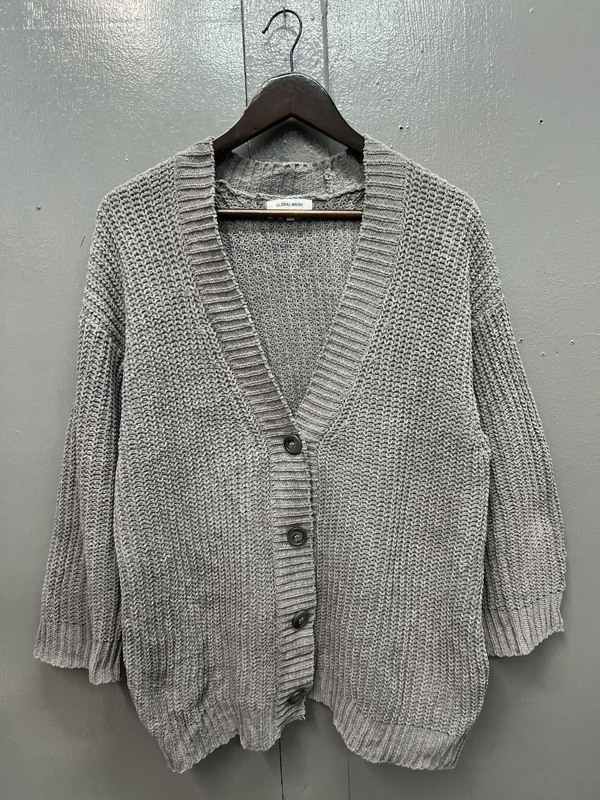 Global Work GLOBAL WORK KNITTED CARDIGAN Size M / US 6-8 / IT 42-44 - 1 Thumbnail