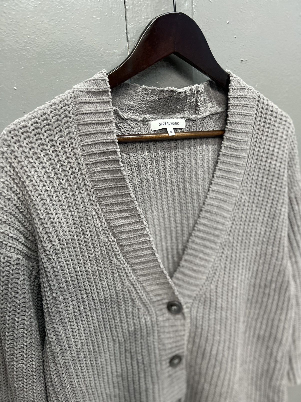 Global Work GLOBAL WORK KNITTED CARDIGAN Size M / US 6-8 / IT 42-44 - 7 Thumbnail