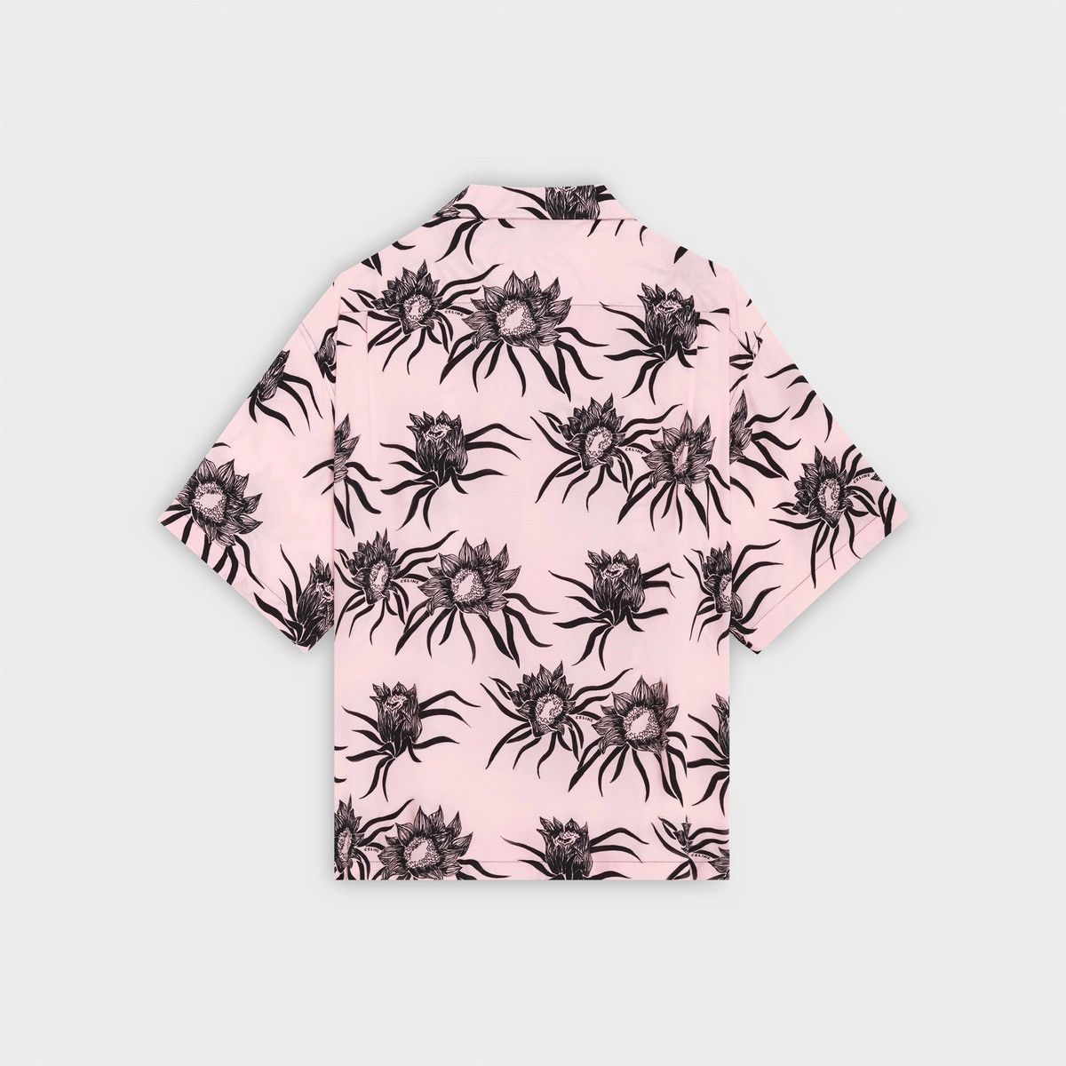Celine × Hedi Slimane LOOSE HAWAIIAN SHIRT IN PRINTED VISCOSE PINK / BLACK Size US S / EU 44-46 / 1 - 2 Thumbnail