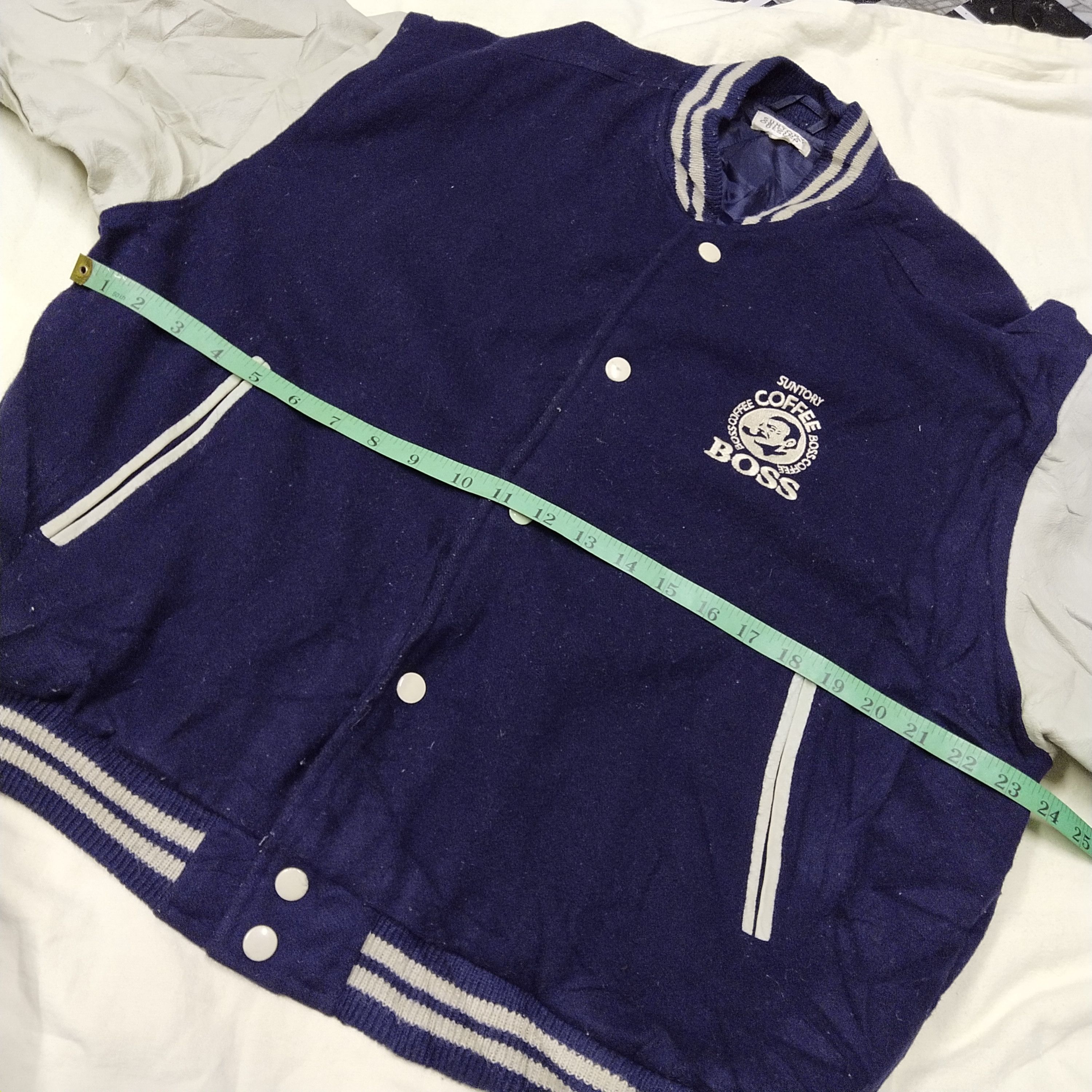 Vintage Vintage Suntory Coffee Boss Varsity Jacket Embroided Logo Size US L / EU 52-54 / 3 - 10 Thumbnail