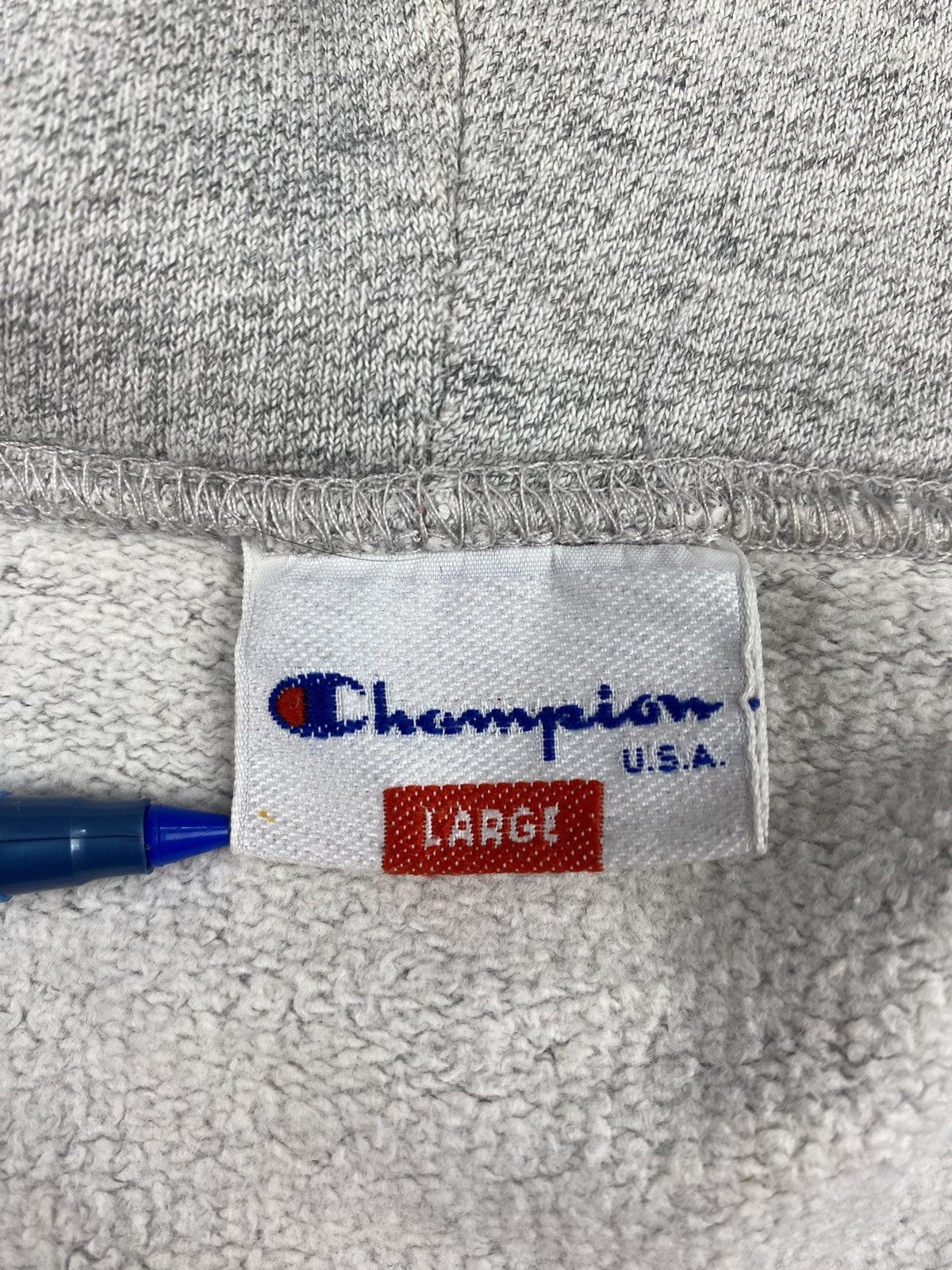 Champion Vintage Champion USA Zip Hoodie drill y2k Size US L / EU 52-54 / 3 - 11 Thumbnail