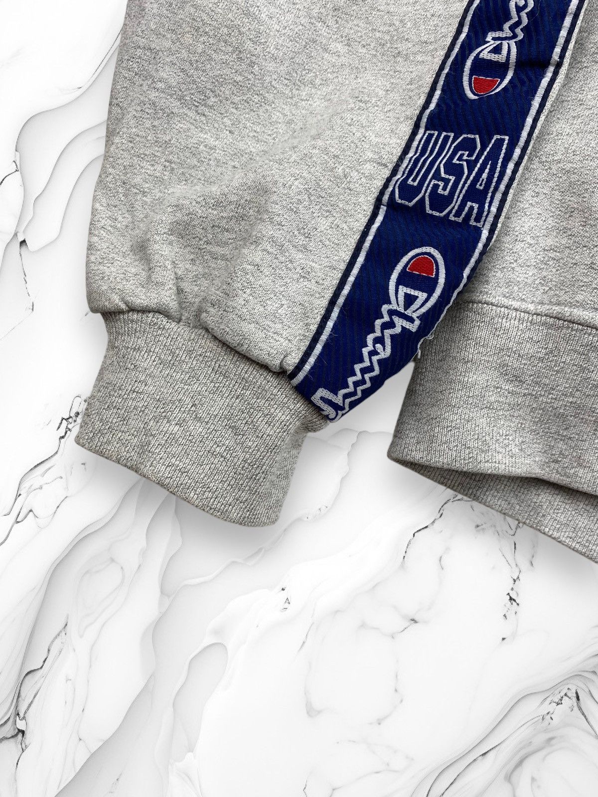 Champion Vintage Champion USA Zip Hoodie drill y2k Size US L / EU 52-54 / 3 - 5 Thumbnail