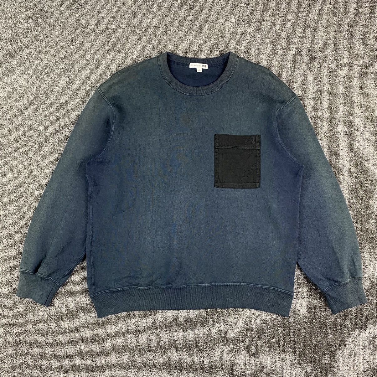 JW Anderson × Uniqlo Sunfaded Pocket Sweatshirt Elbow Patch Size US L / EU 52-54 / 3 - 1 Thumbnail