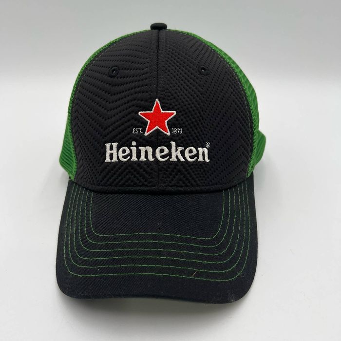 heineken-vintage-heineken-beer-hat-black-green-snap-back-baseball-cap