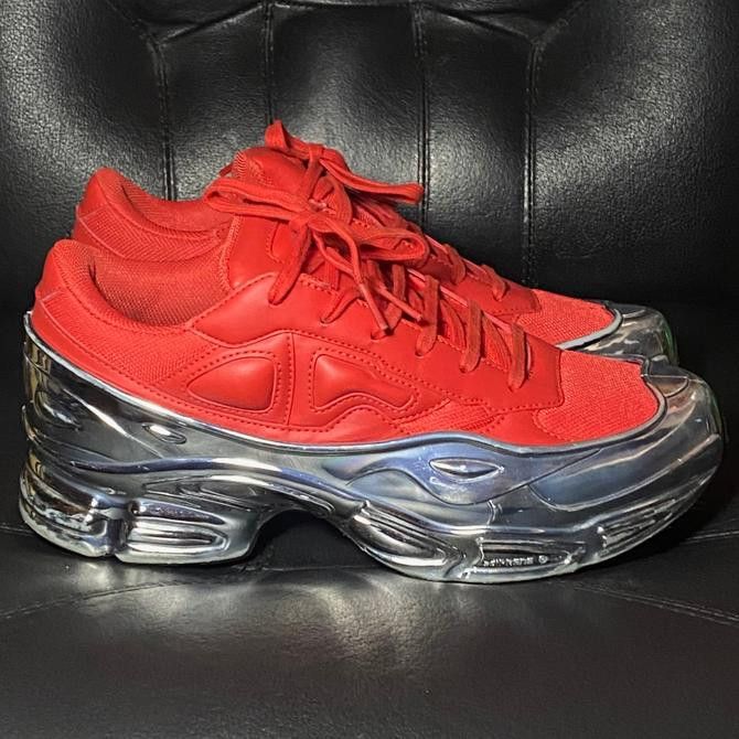 Adidas raf simons hot sale ozweego red