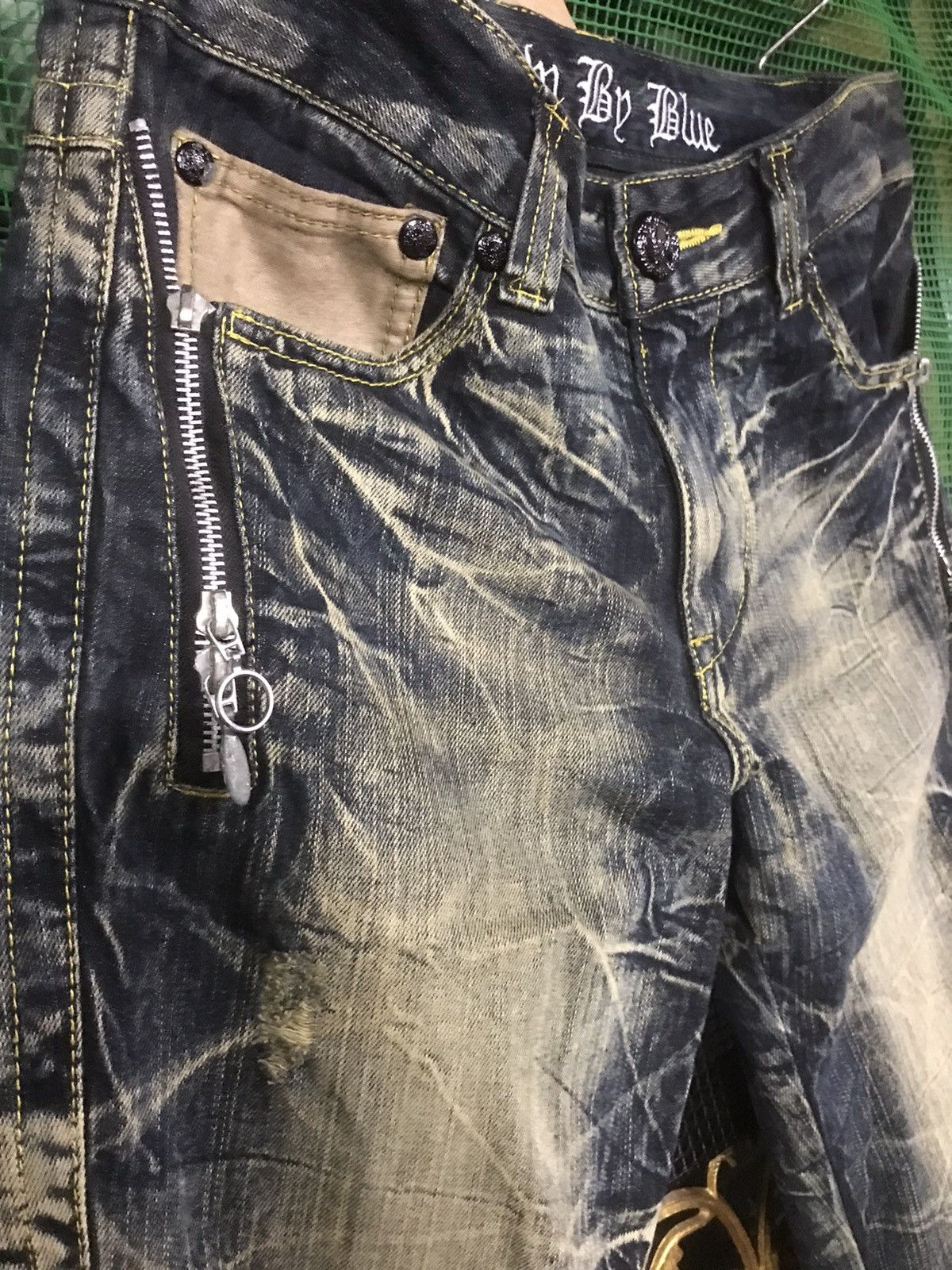 Seditionaries Blow By Blue Denim Jeans Size US 31 - 4 Thumbnail