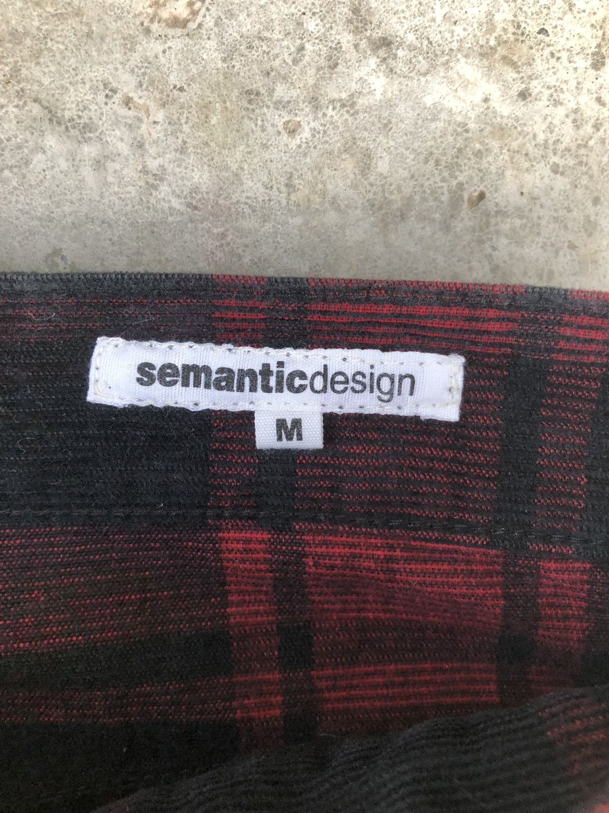 semanticdesign Japanese Semantic Design Flared pants Checkered Corduroy Size US 30 / EU 46 - 14 Thumbnail