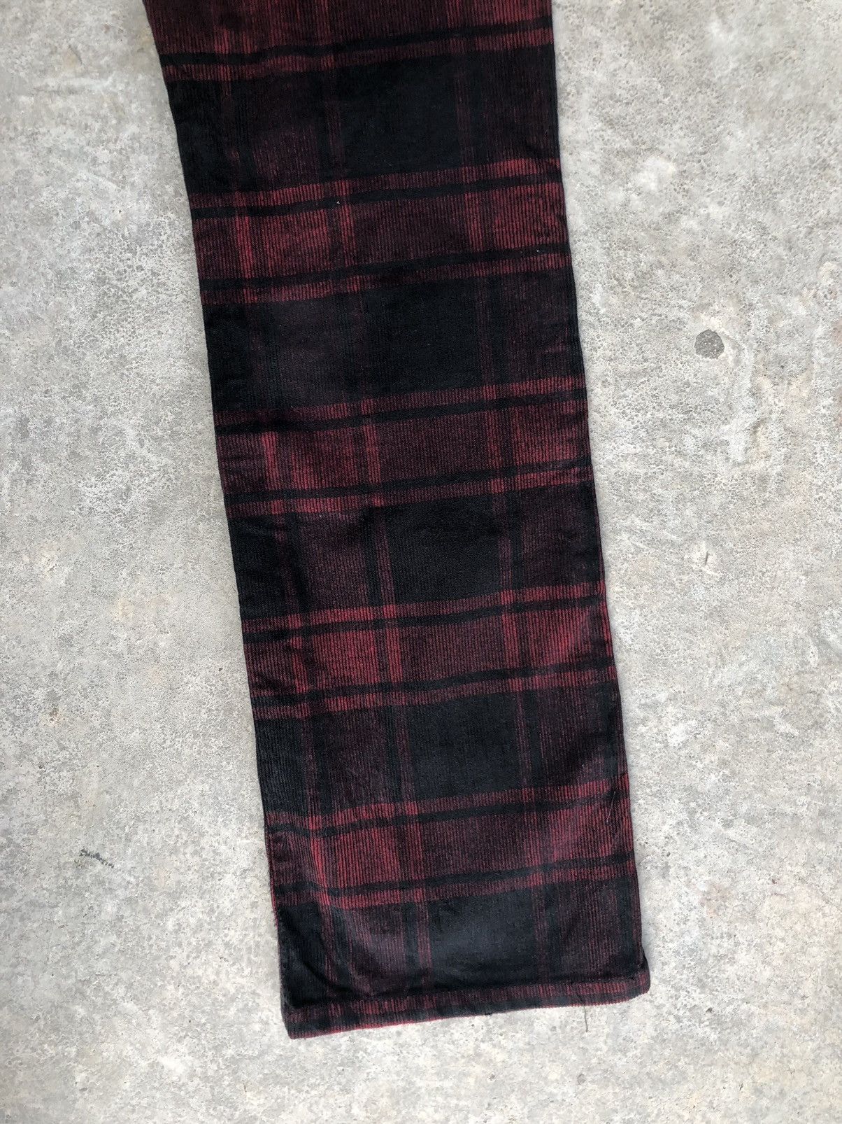 semanticdesign Japanese Semantic Design Flared pants Checkered Corduroy Size US 30 / EU 46 - 12 Thumbnail