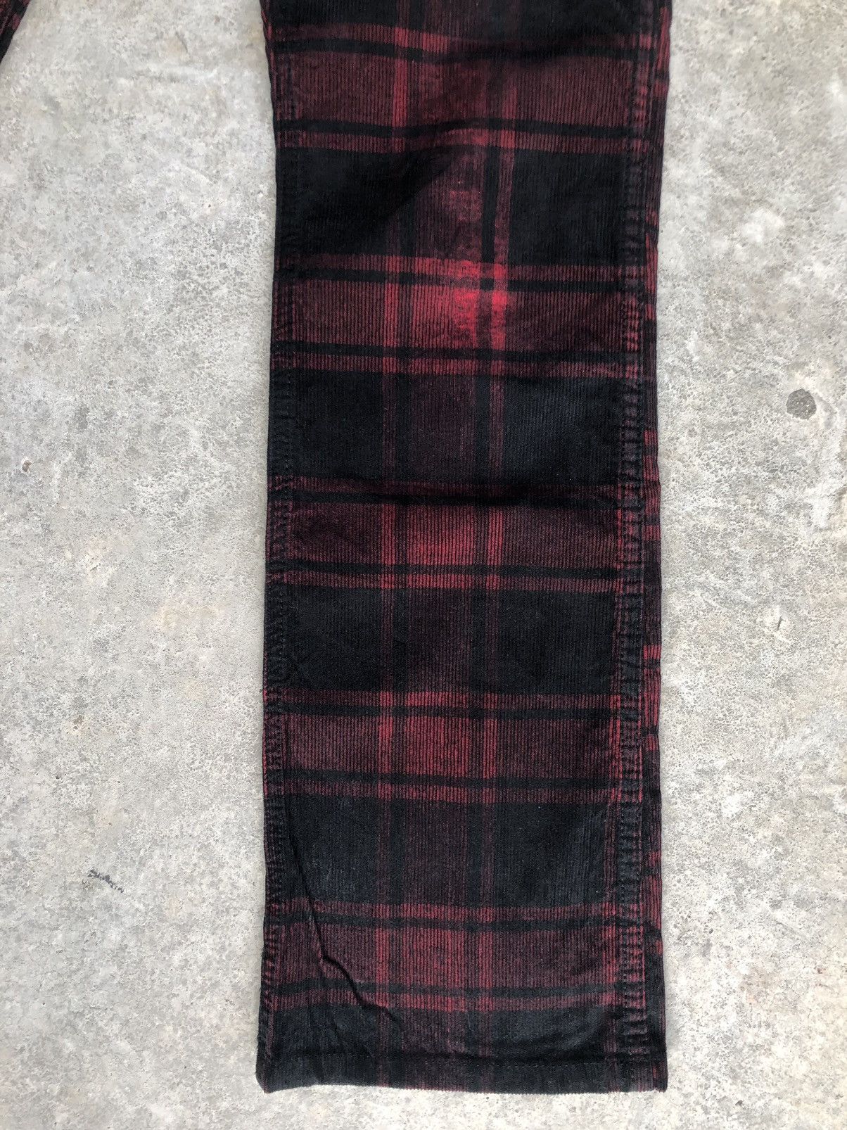 semanticdesign Japanese Semantic Design Flared pants Checkered Corduroy Size US 30 / EU 46 - 7 Thumbnail