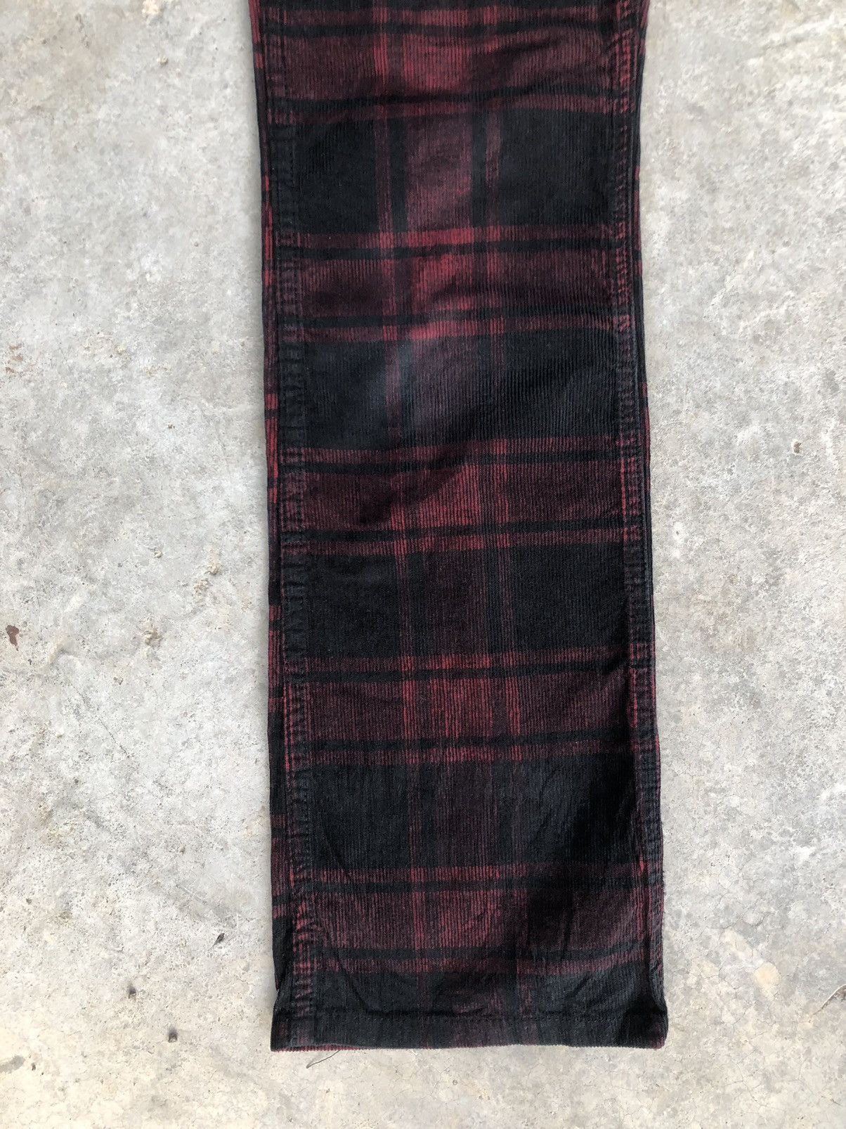 semanticdesign Japanese Semantic Design Flared pants Checkered Corduroy Size US 30 / EU 46 - 6 Thumbnail