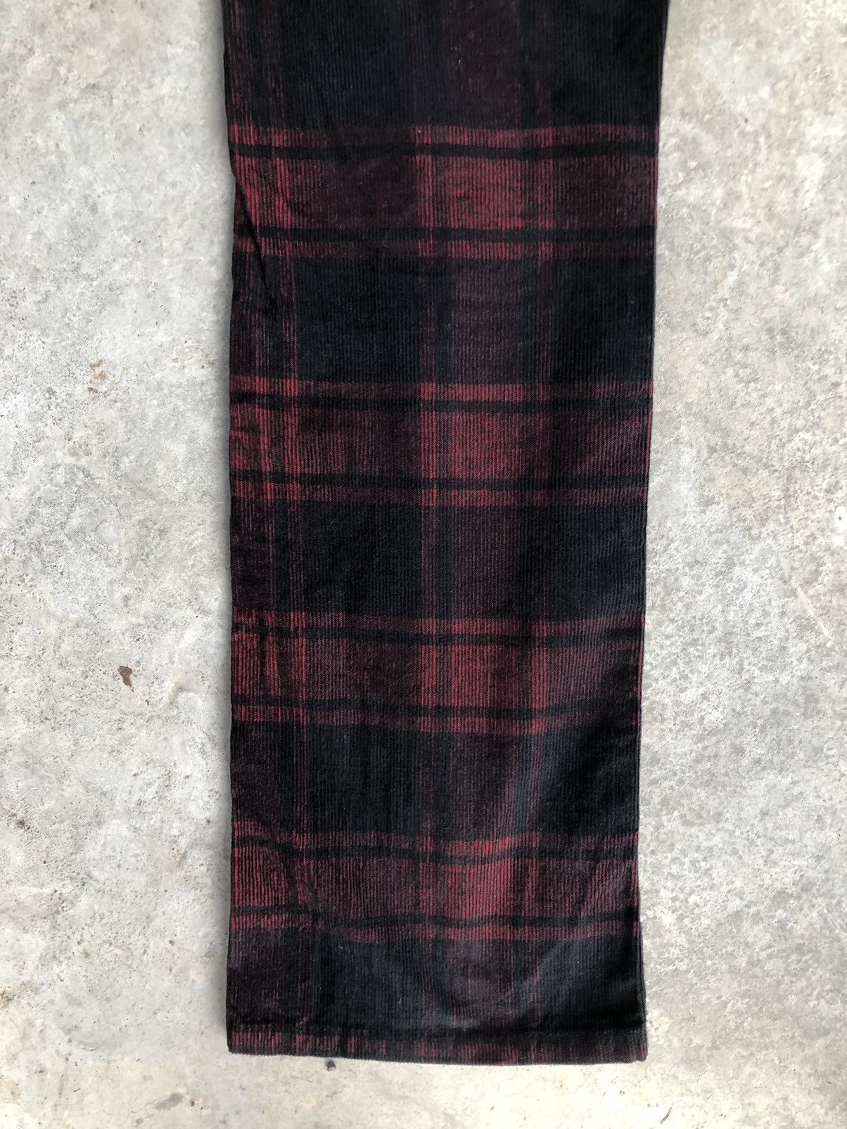 semanticdesign Japanese Semantic Design Flared pants Checkered Corduroy Size US 30 / EU 46 - 11 Thumbnail