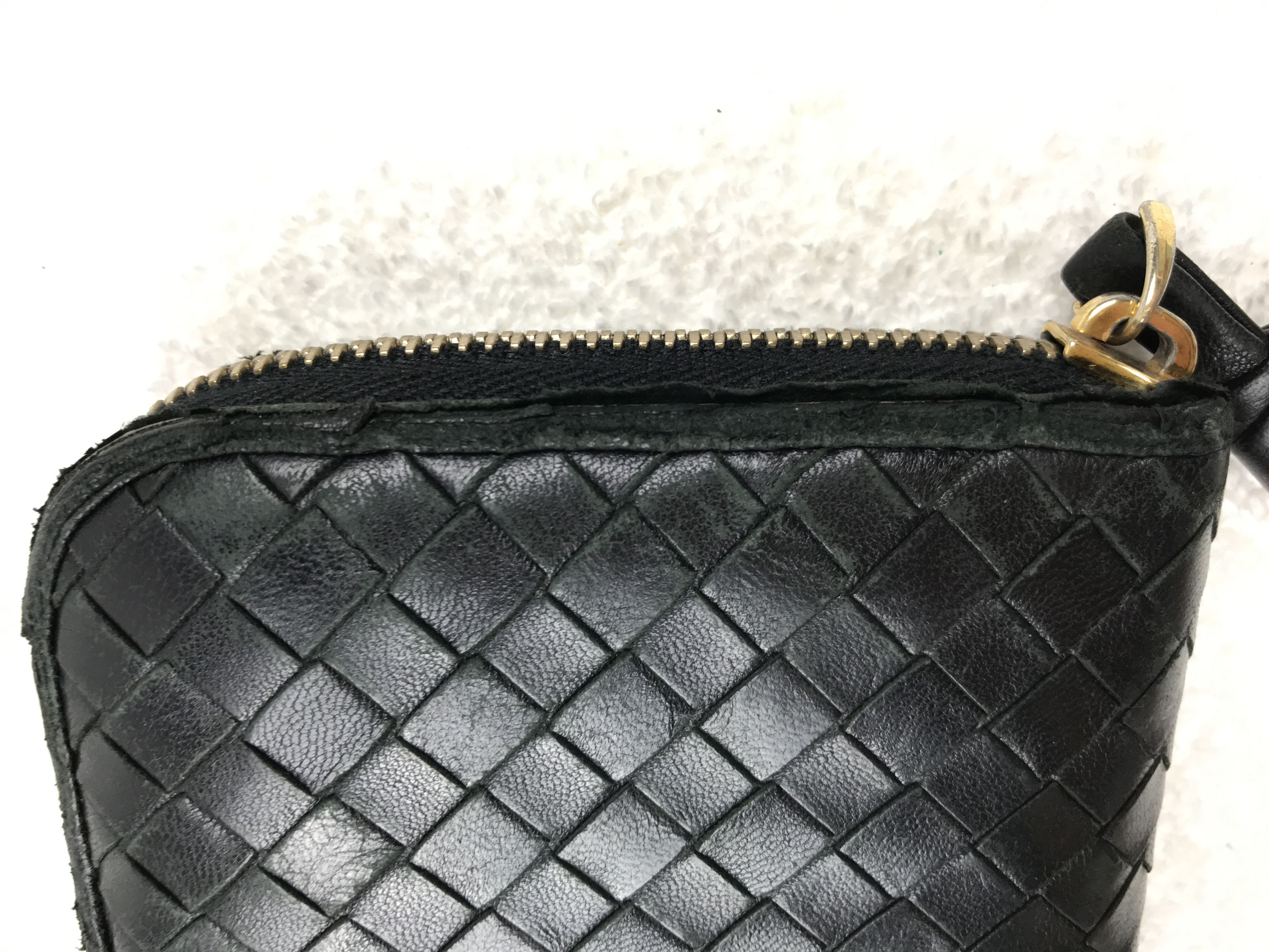 Bottega Veneta Vintage Bottega Veneta Intrecciato Zip Around Wallet Size ONE SIZE - 16 Thumbnail