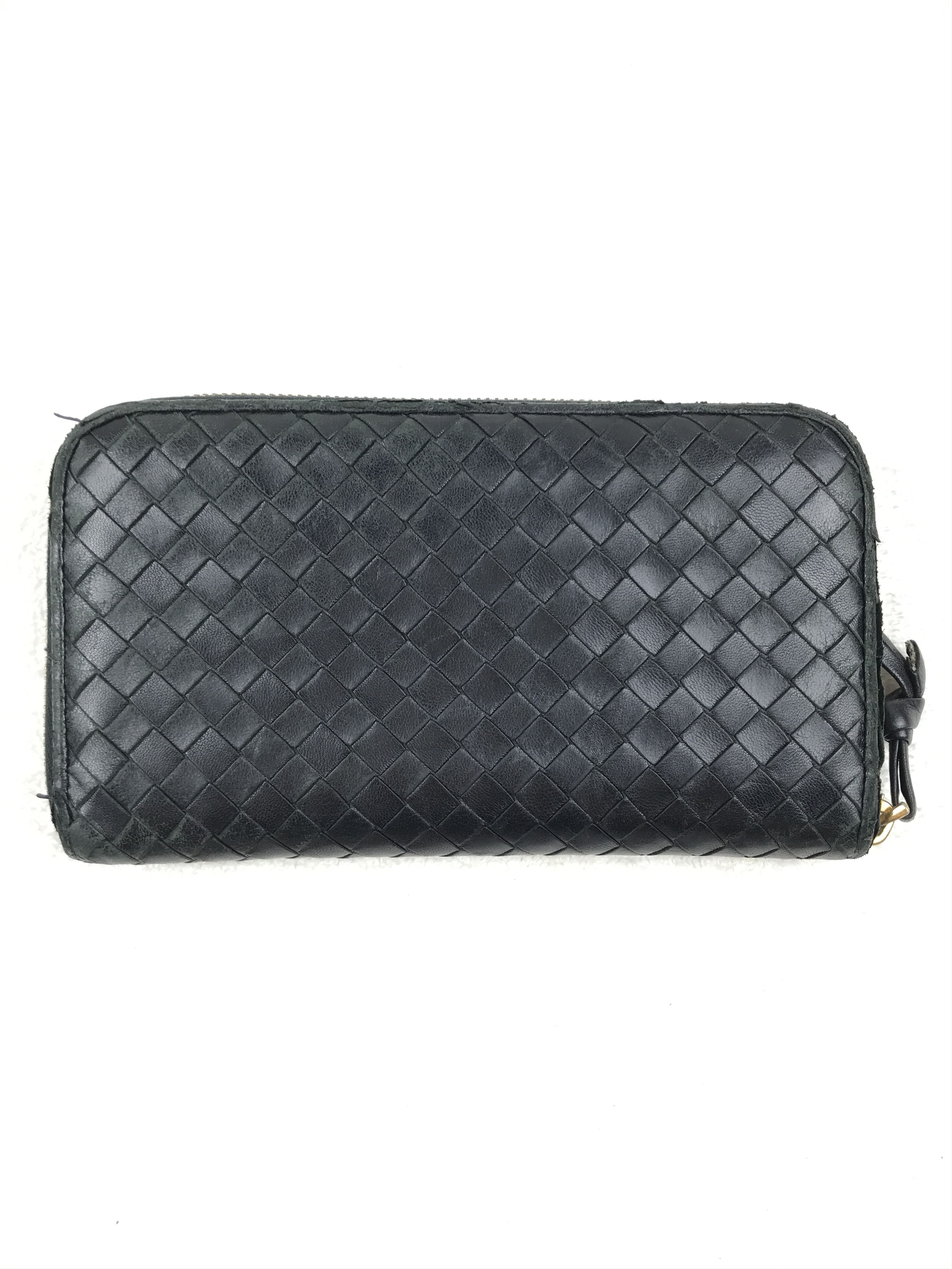 Bottega Veneta Vintage Bottega Veneta Intrecciato Zip Around Wallet Size ONE SIZE - 2 Thumbnail