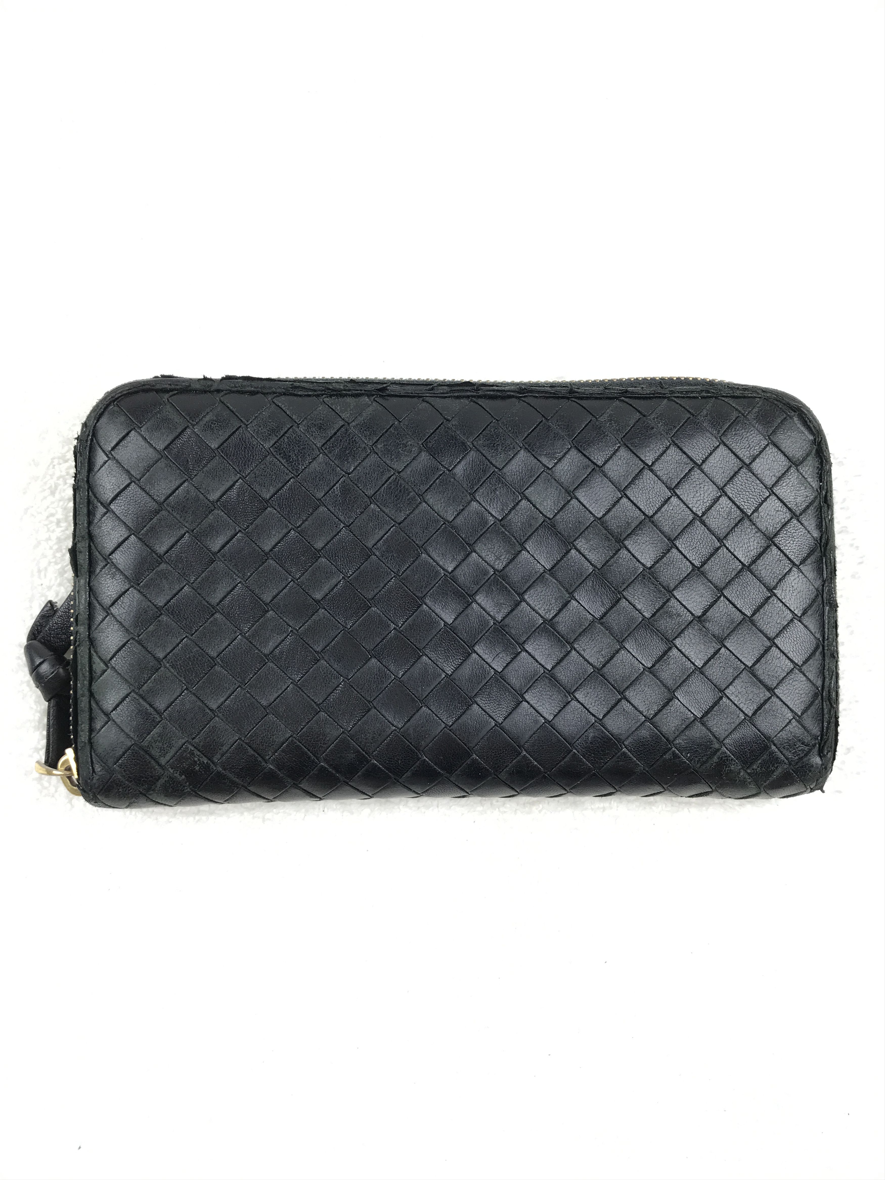 Bottega Veneta Vintage Bottega Veneta Intrecciato Zip Around Wallet Size ONE SIZE - 1 Thumbnail