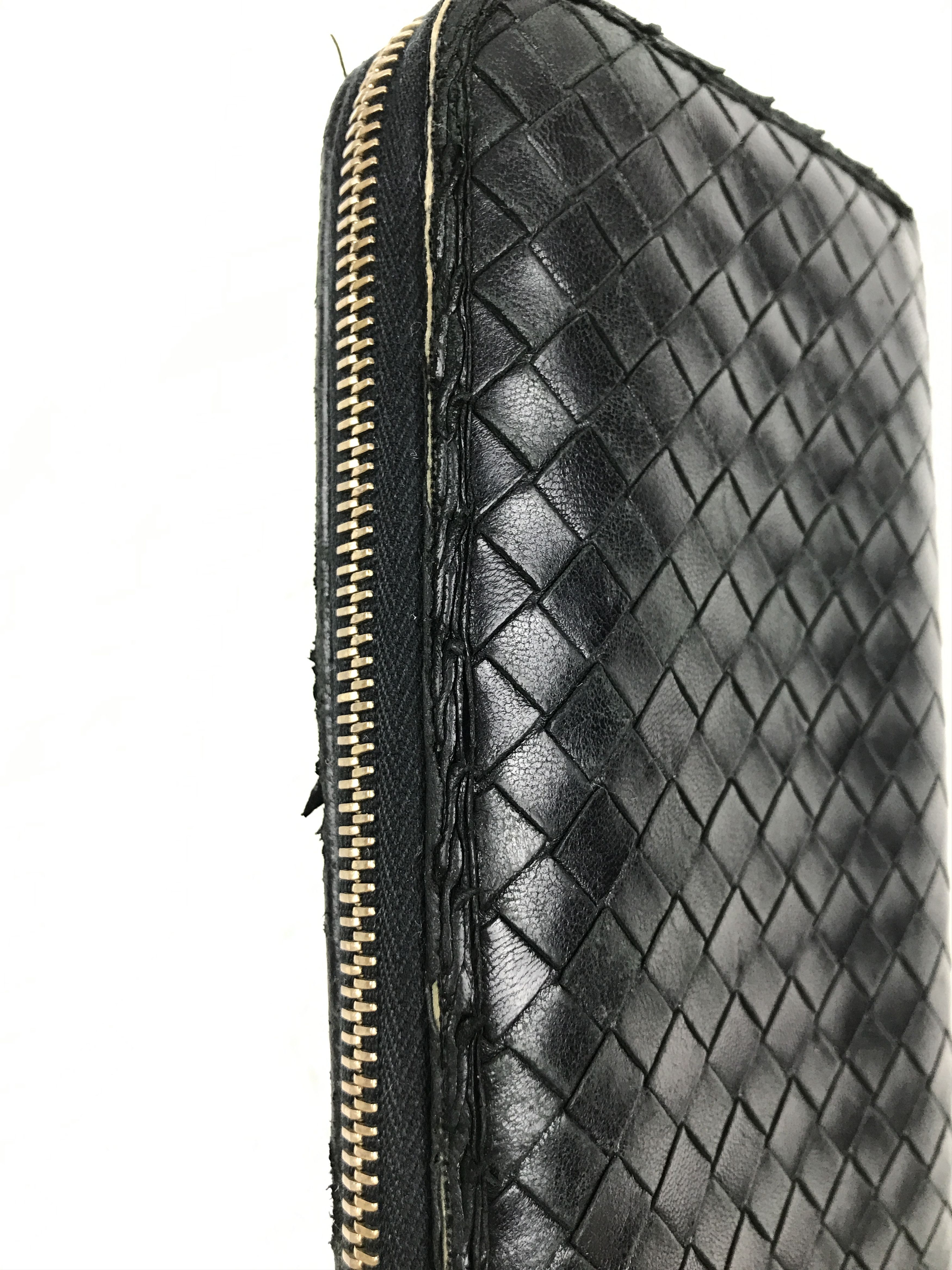 Bottega Veneta Vintage Bottega Veneta Intrecciato Zip Around Wallet Size ONE SIZE - 18 Thumbnail