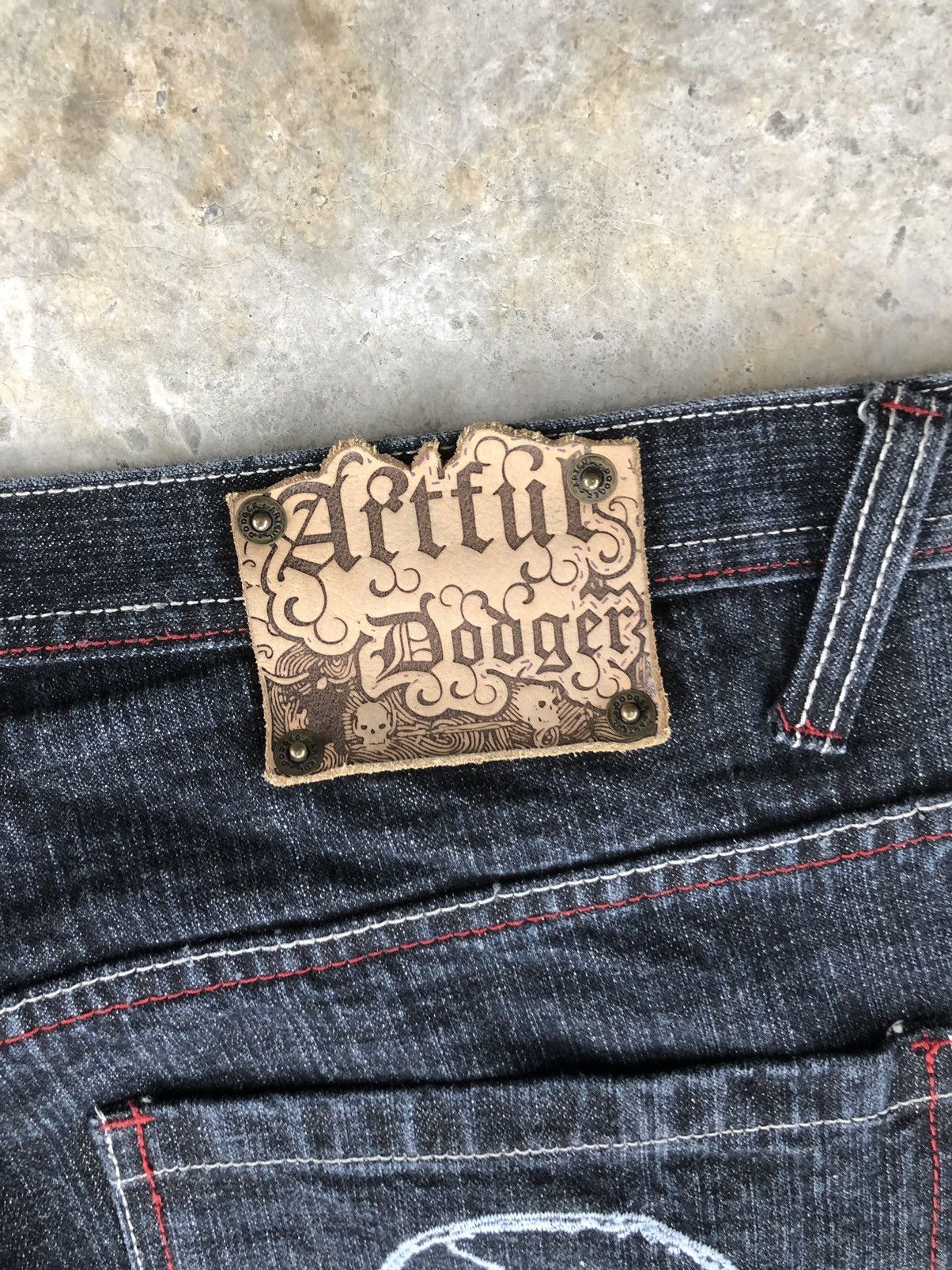 Artful Dodger Embroidered Jeans Baggy