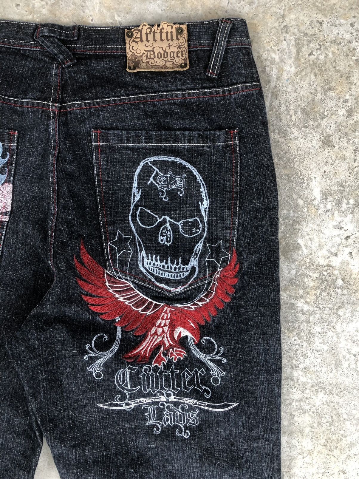 Artful Dodger Embroidered Jeans Baggy