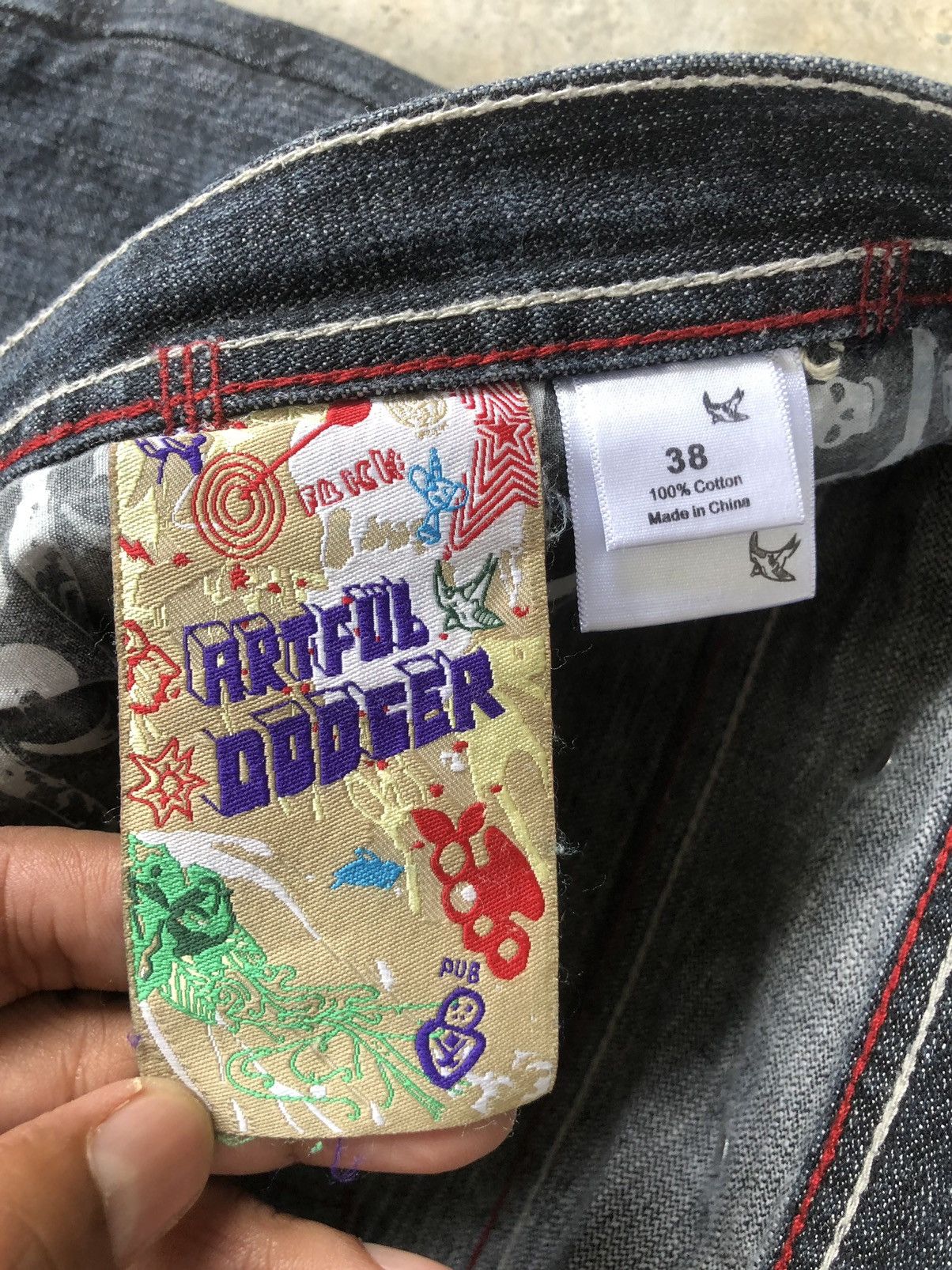 Artful Dodger Embroidered Jeans Baggy