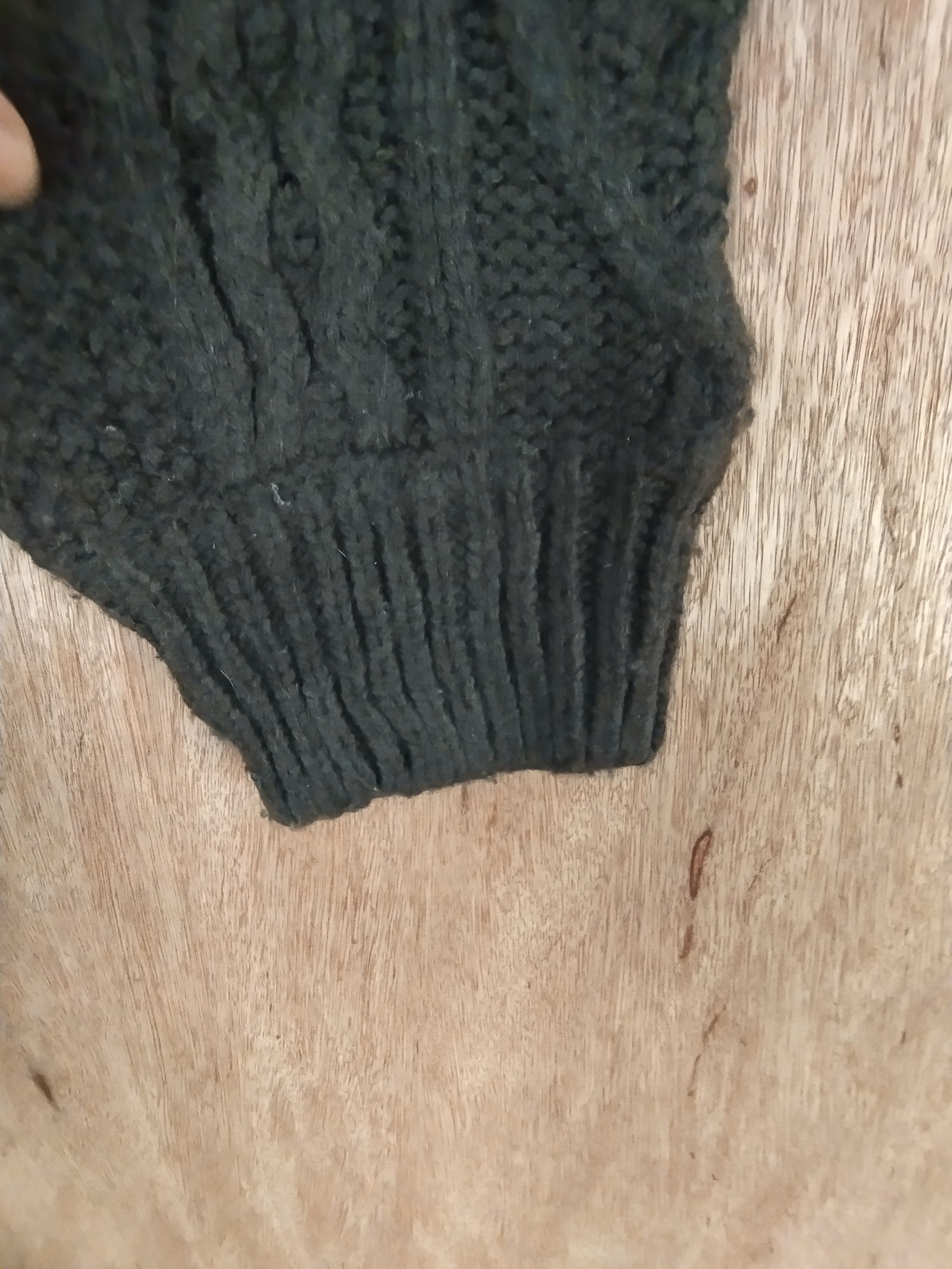 Homespun Knitwear × Japanese Brand GU japan gray cable cardigan knitwear #S033 Size US XS / EU 42 / 0 - 8 Thumbnail