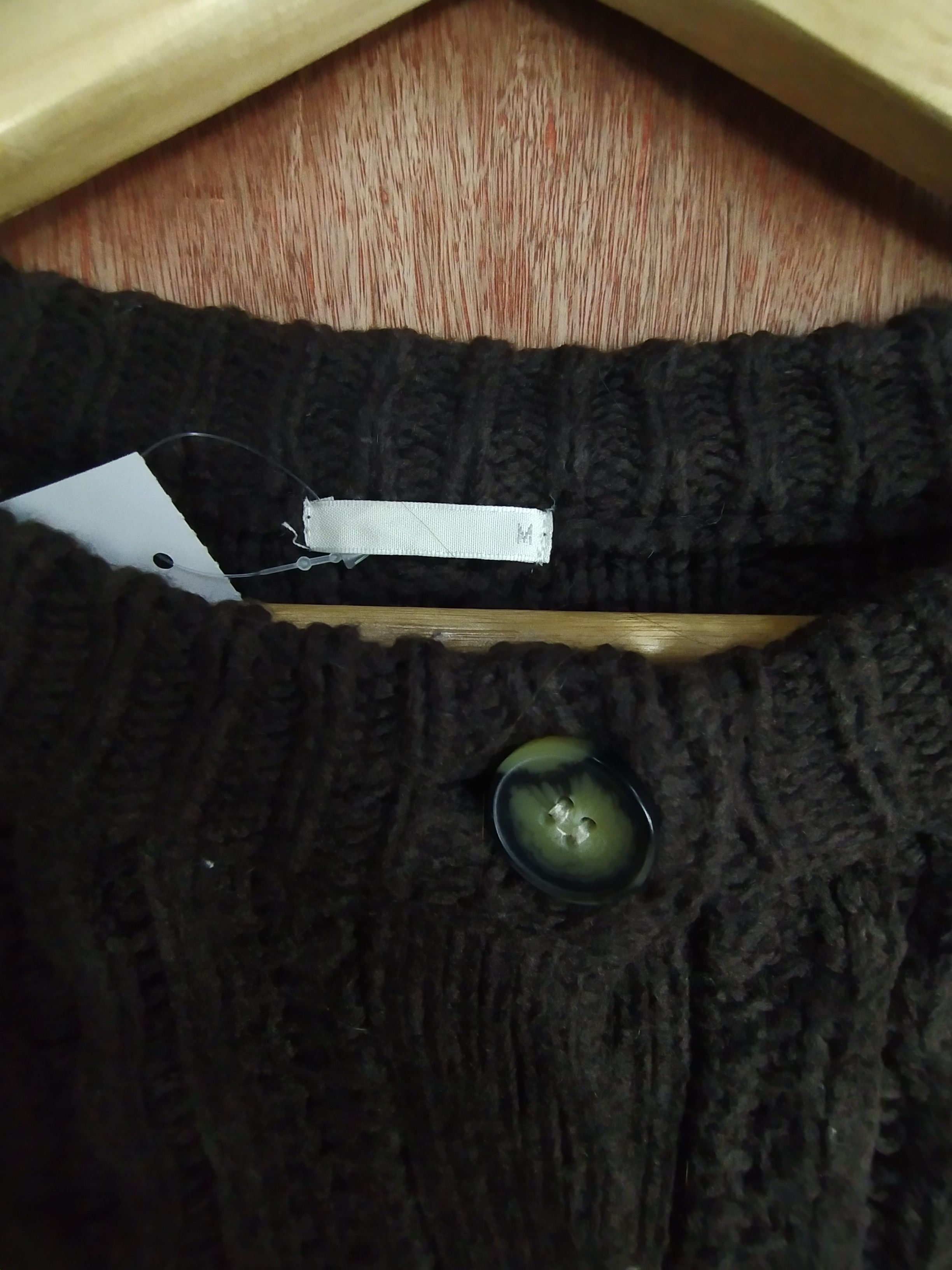 Homespun Knitwear × Japanese Brand GU japan gray cable cardigan knitwear #S033 Size US XS / EU 42 / 0 - 4 Thumbnail