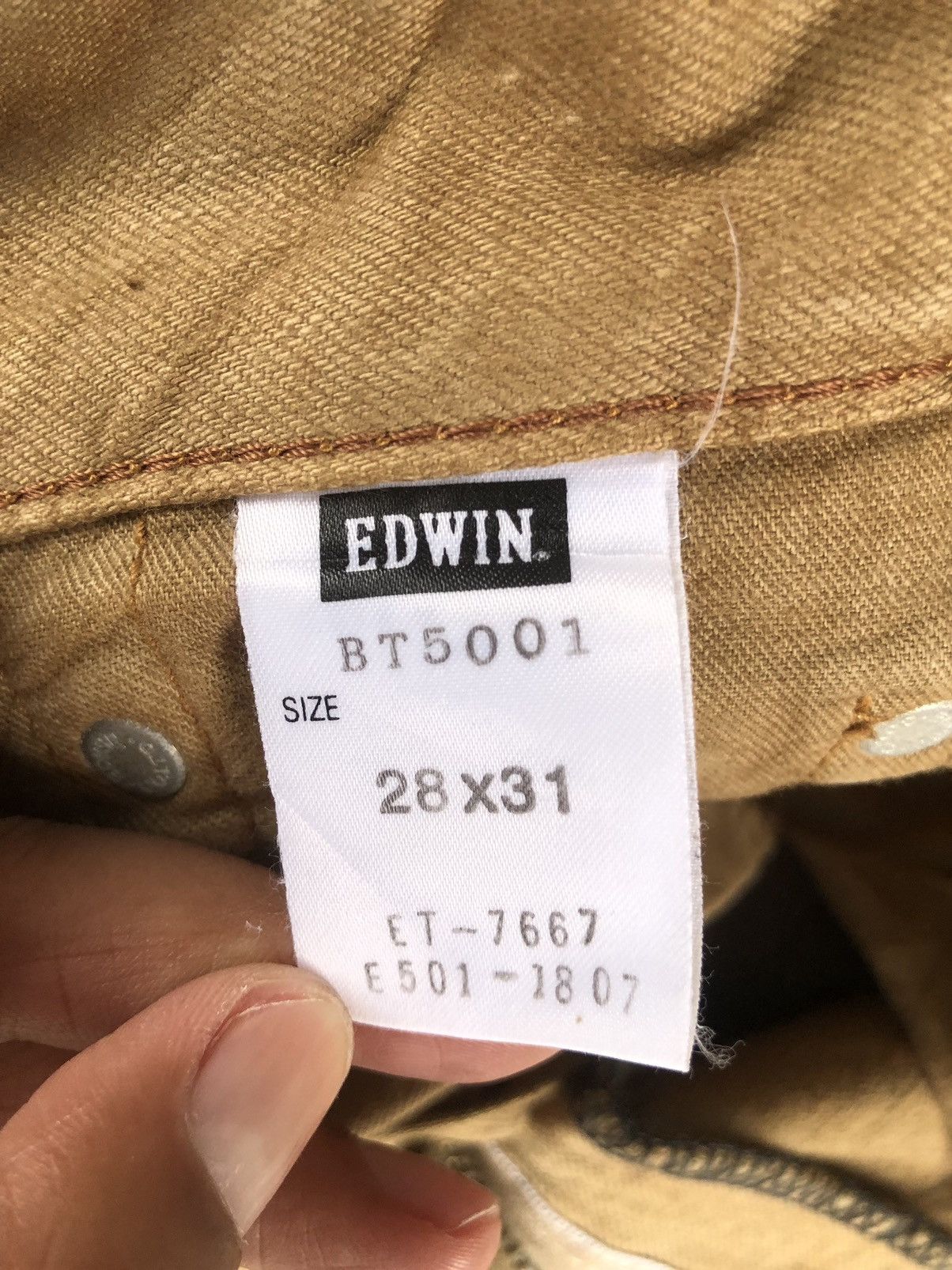 Edwin Vintage Edwin 503 Flare Jeans Distressed Jeans Size US 32 / EU 48 - 14 Thumbnail