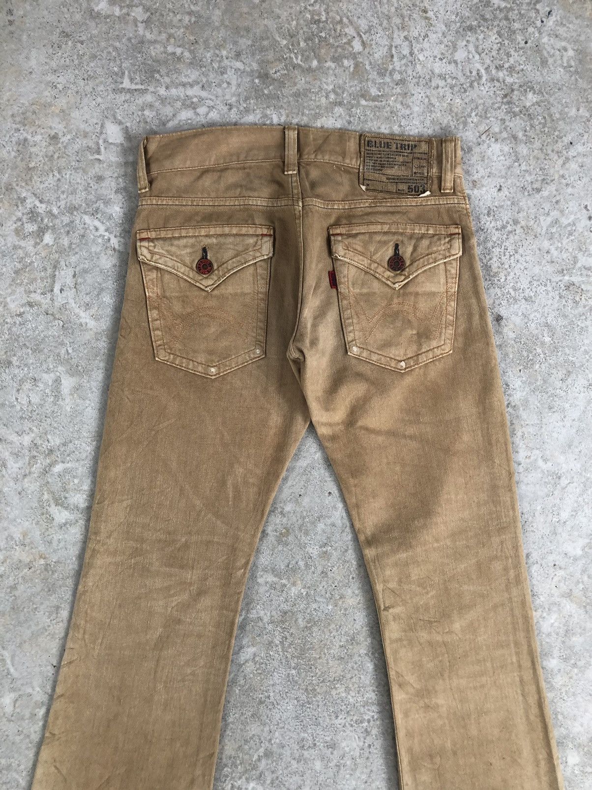 Edwin Vintage Edwin 503 Flare Jeans Distressed Jeans Size US 32 / EU 48 - 8 Thumbnail