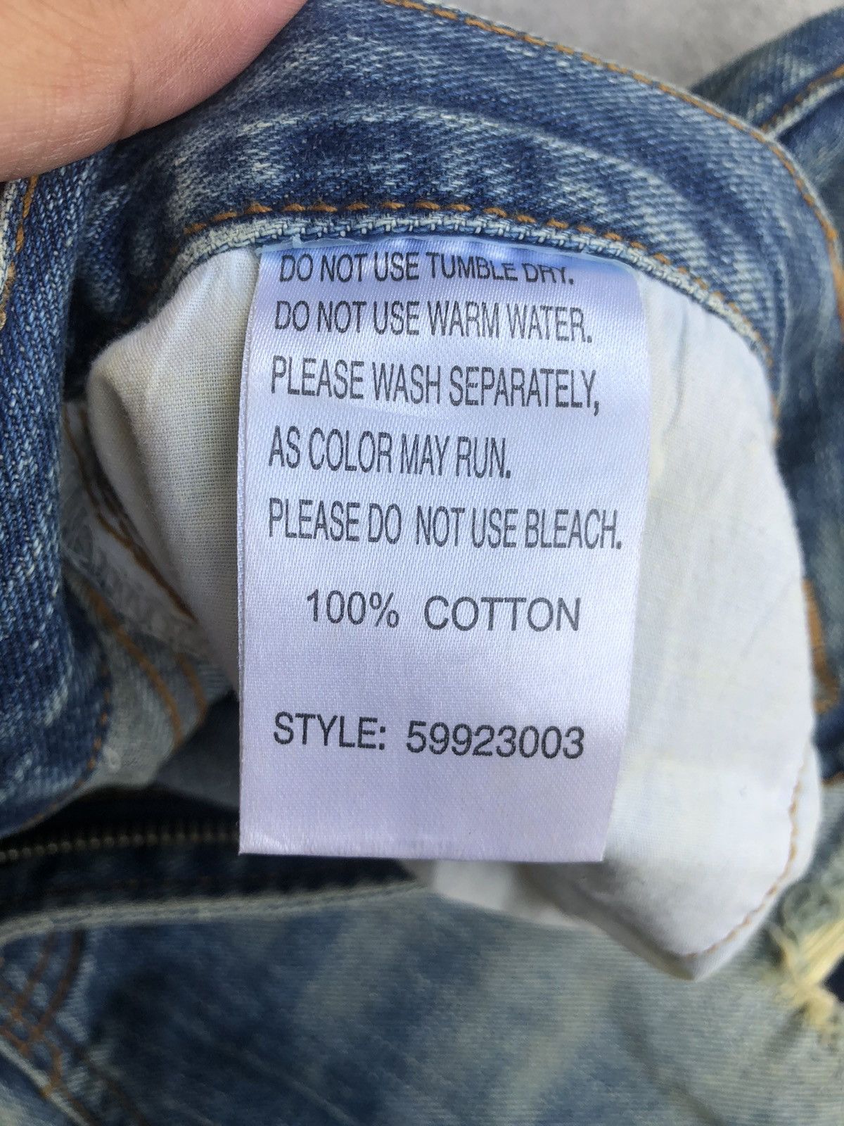 Who Decides War Rare Exhibitionist ttu Distressed Jeans Size US 33 - 19 Thumbnail