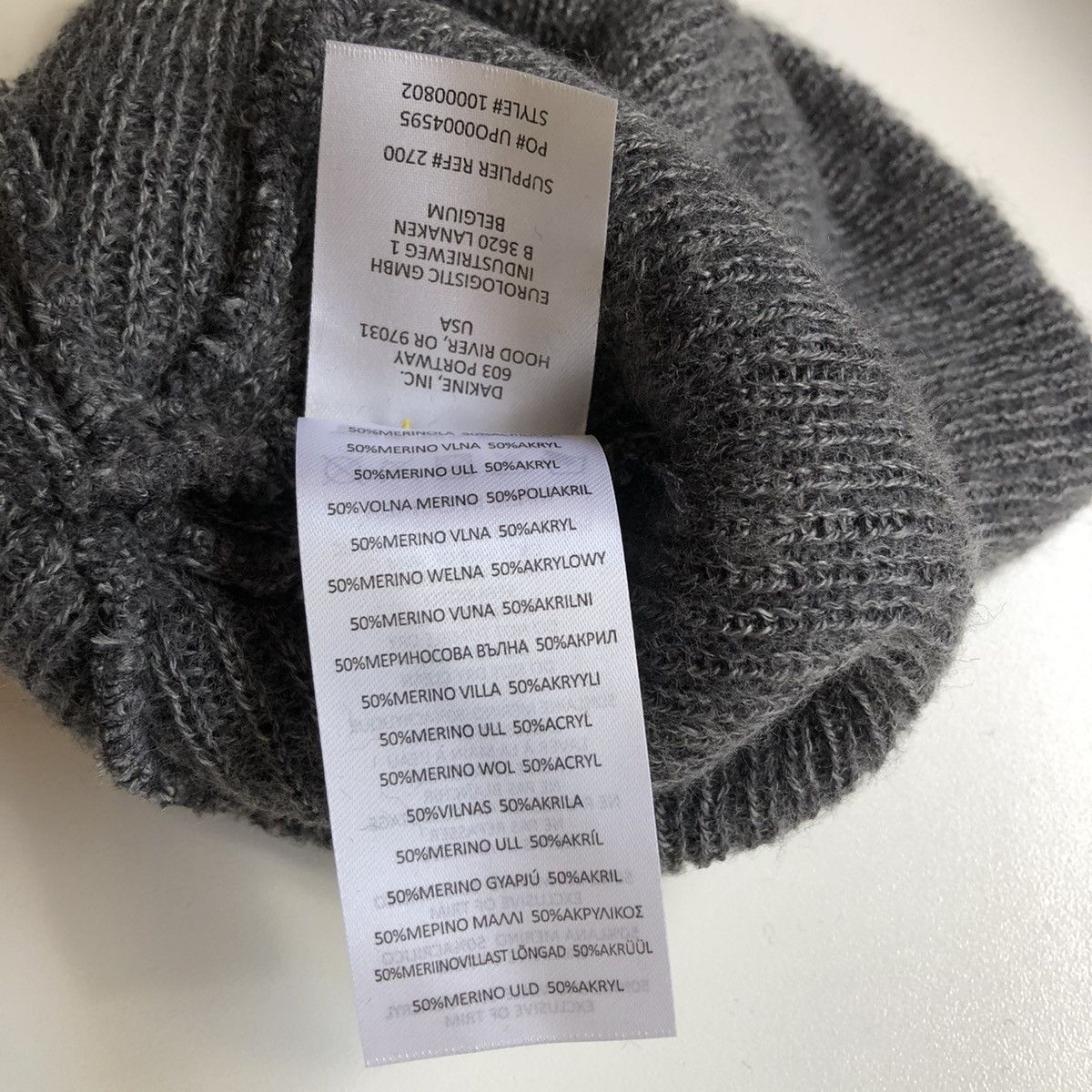 Dakine MERINO Extra Soft Beanie GREY Size ONE SIZE - 5 Thumbnail
