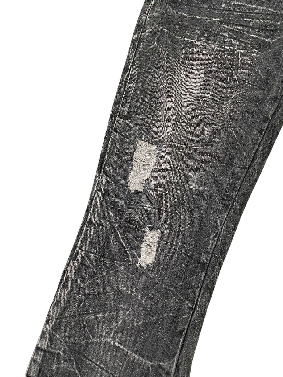 Japanese Brand Regular Jeans Wild Life Distress Denim Acid Wash 3🟦6 Size US 30 / EU 46 - 6 Thumbnail