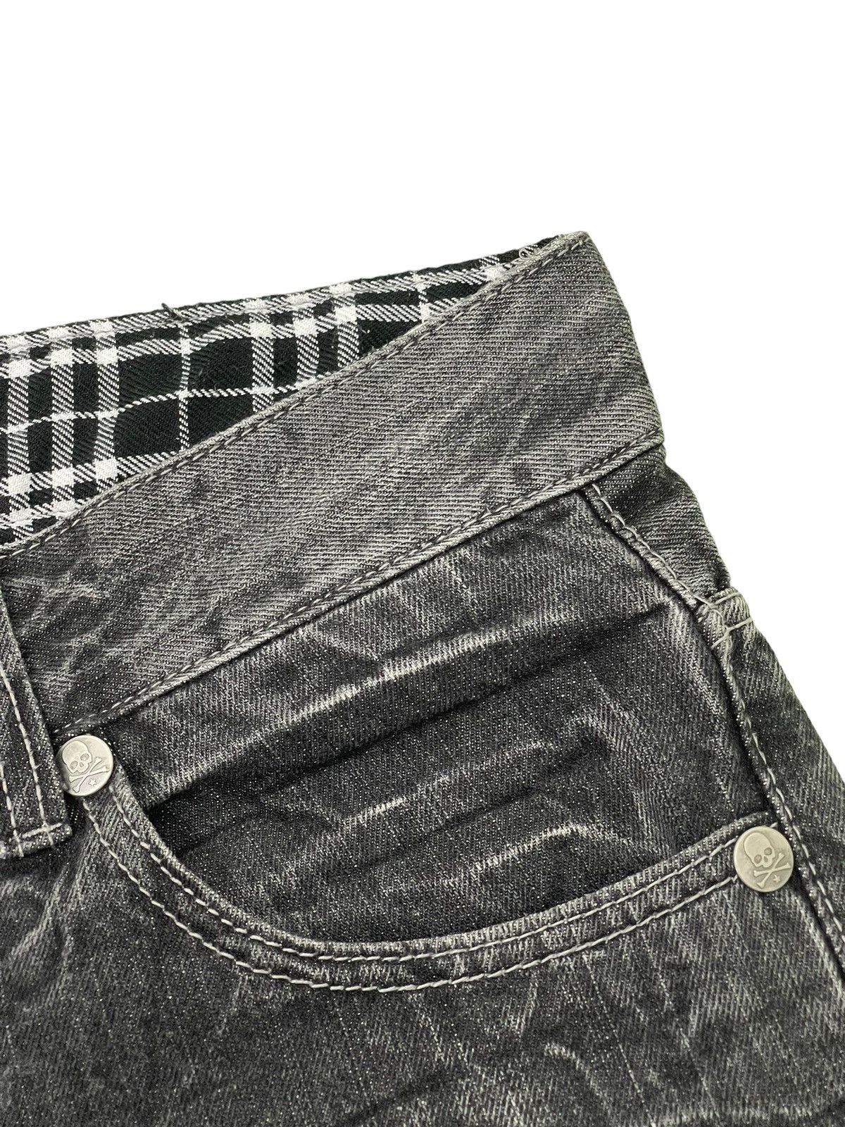 Japanese Brand Regular Jeans Wild Life Distress Denim Acid Wash 3🟦6 Size US 30 / EU 46 - 11 Thumbnail