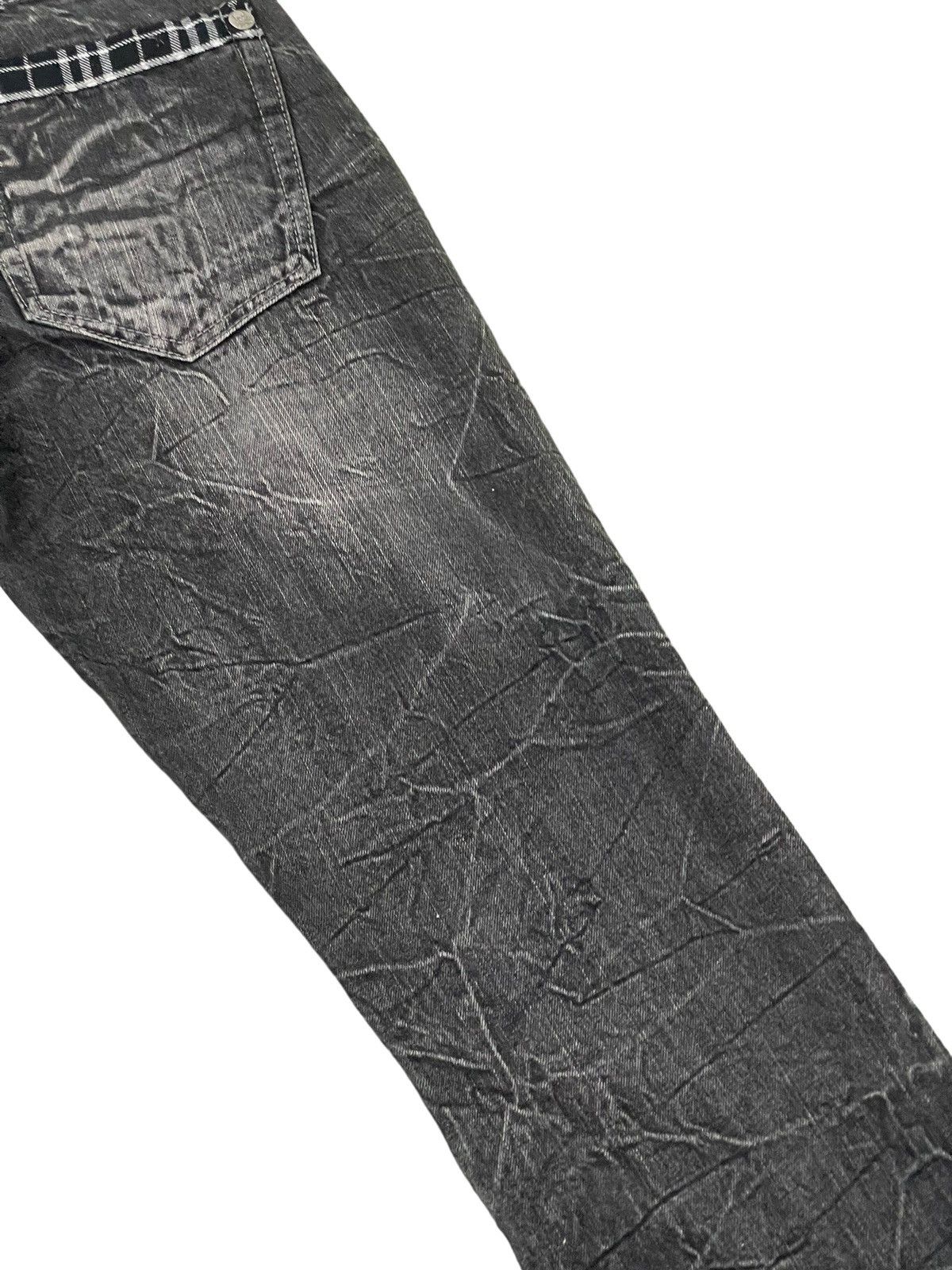 Japanese Brand Regular Jeans Wild Life Distress Denim Acid Wash 3🟦6 Size US 30 / EU 46 - 20 Thumbnail